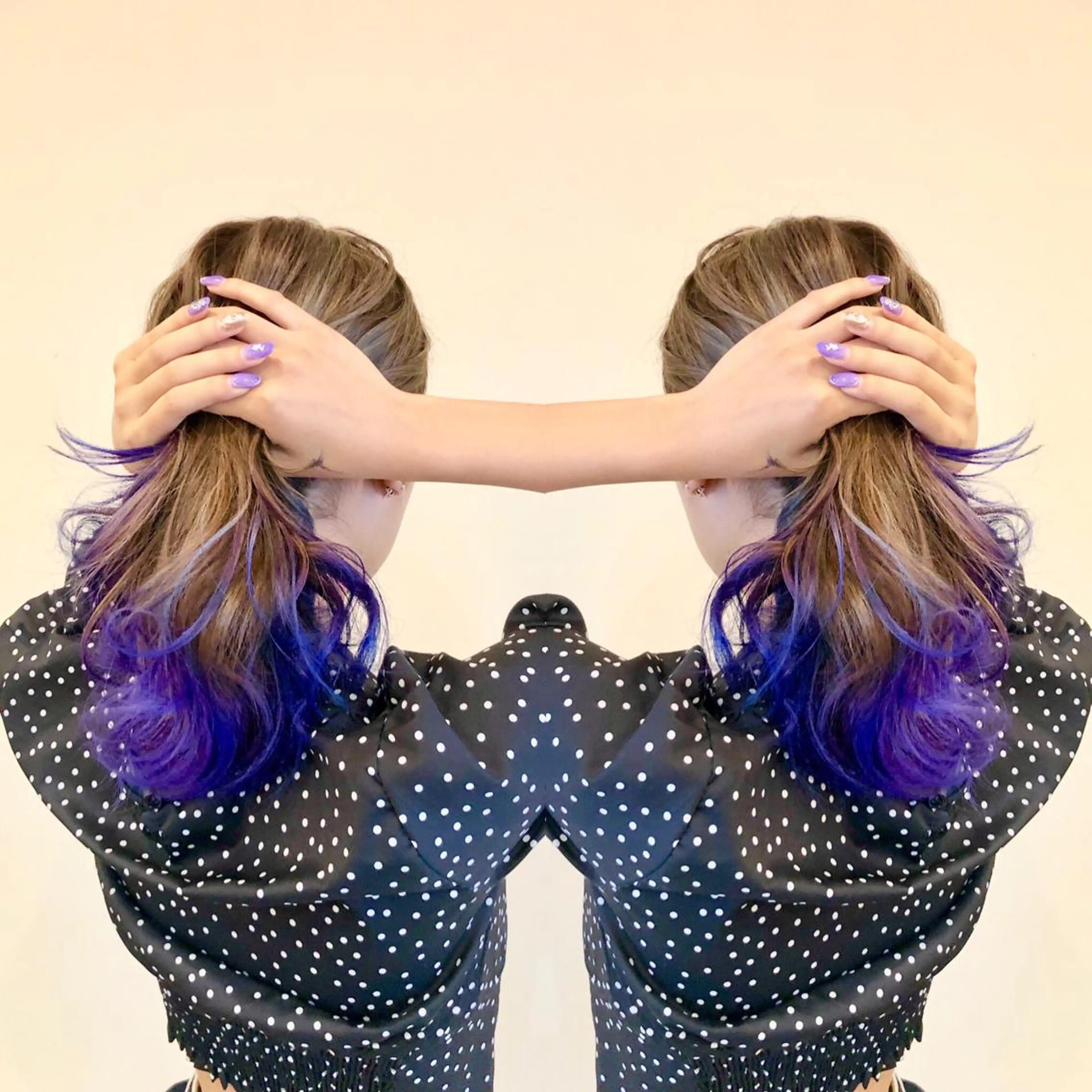 セミロング カラー ヘアカラー 宮下 耕平のヘアスタイル