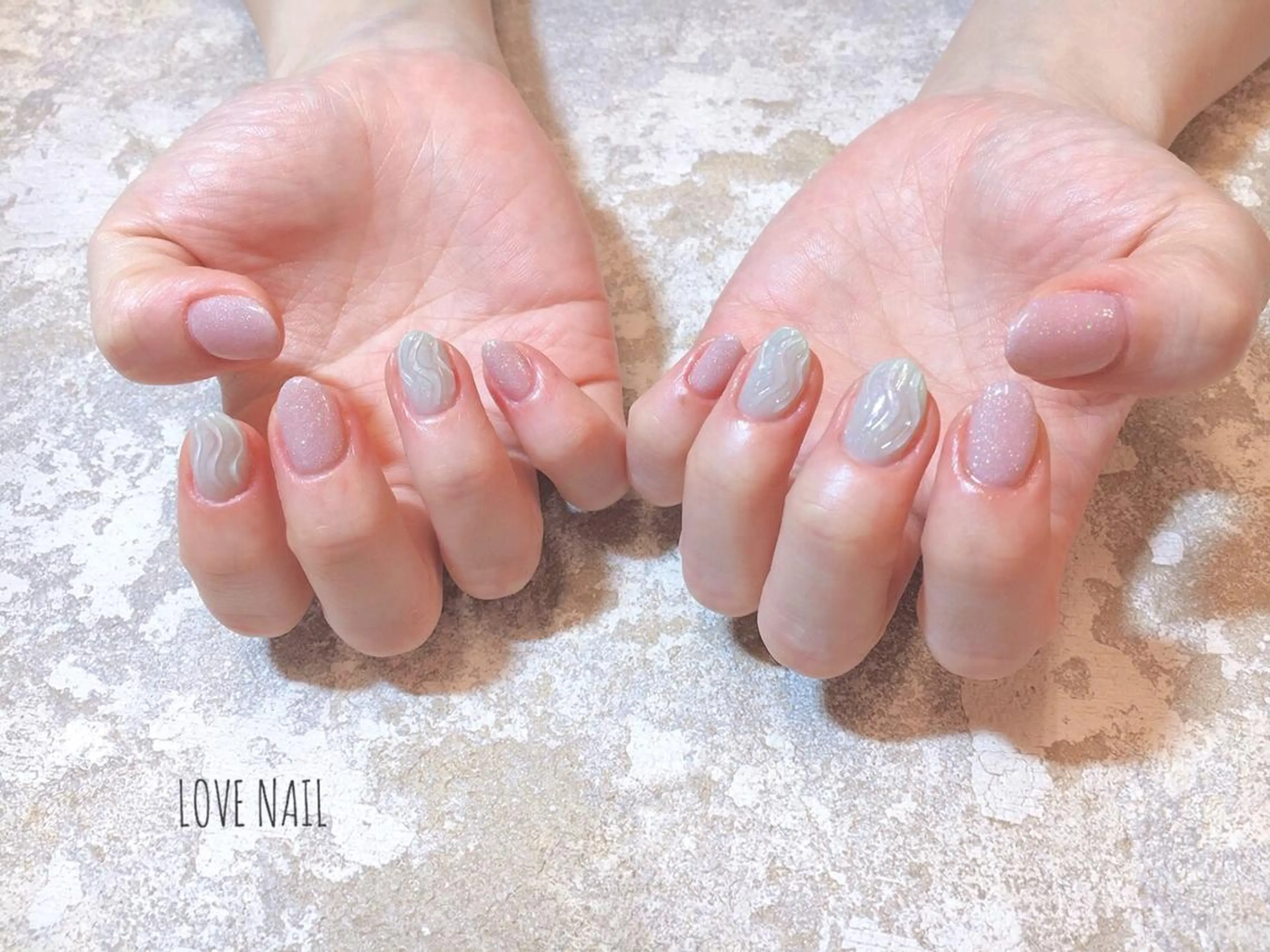 ネイル ハンドネイル LOVE NAIL 💕Sonoのネイルデザイン