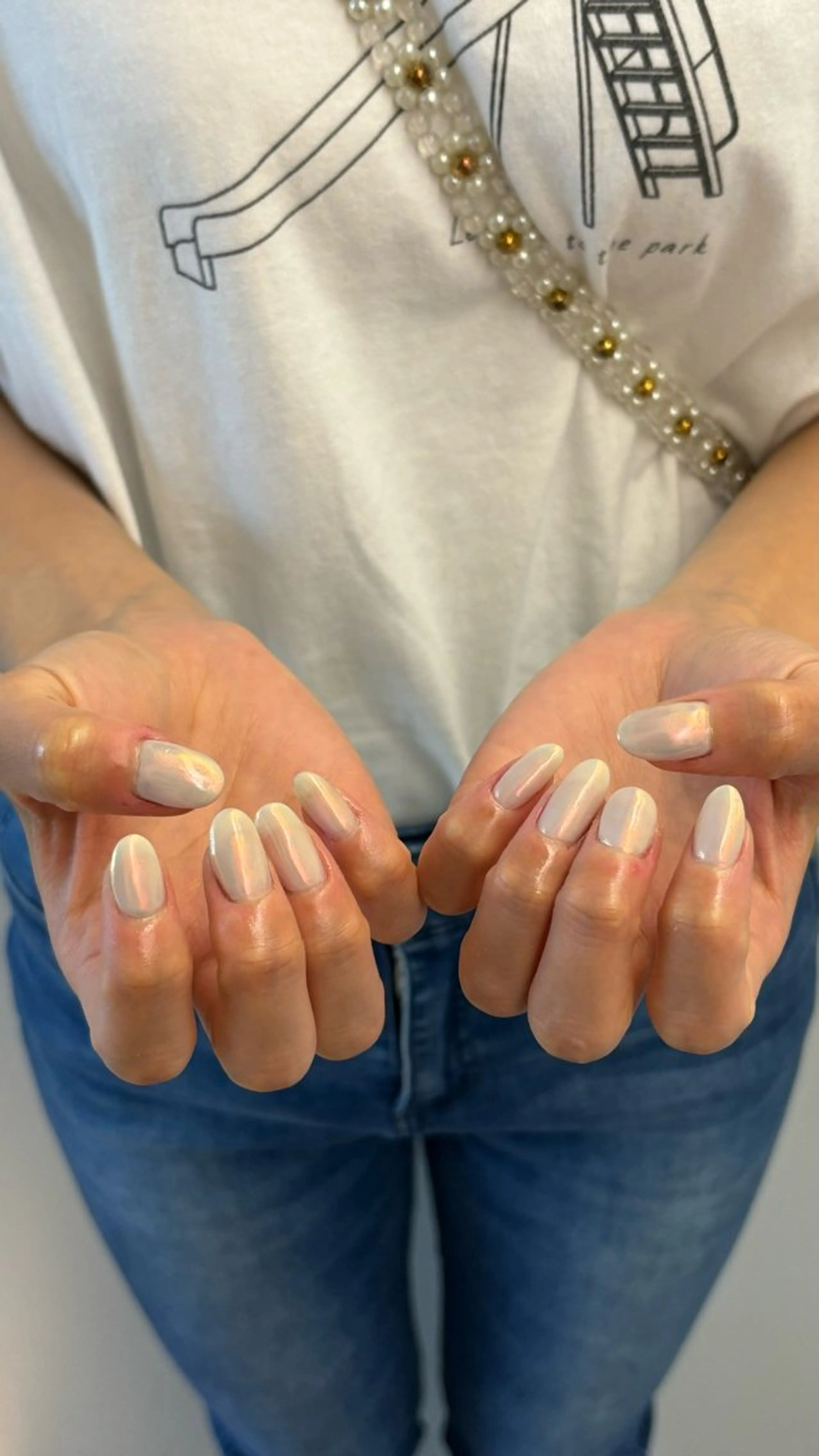 ネイル ハンドネイル 韓国ヘア/グレージュ kanako🤍🫧のヘアスタイル