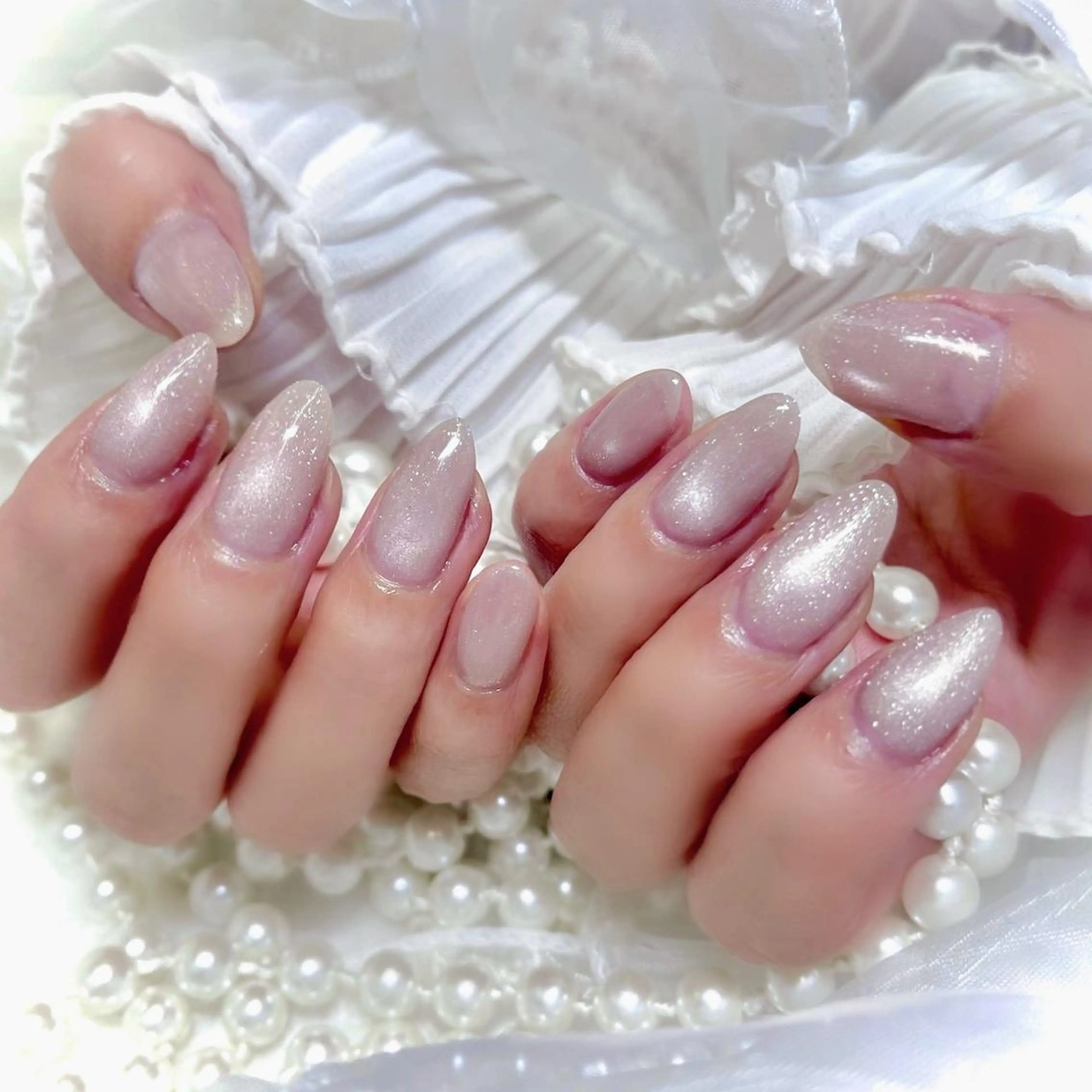 ネイル フラッシュネイル ジェルネイル マグネットネイル 持ち込み パラジェル anju🌷 𓂃𓈒𓏸︎︎︎︎のネイルデザイン