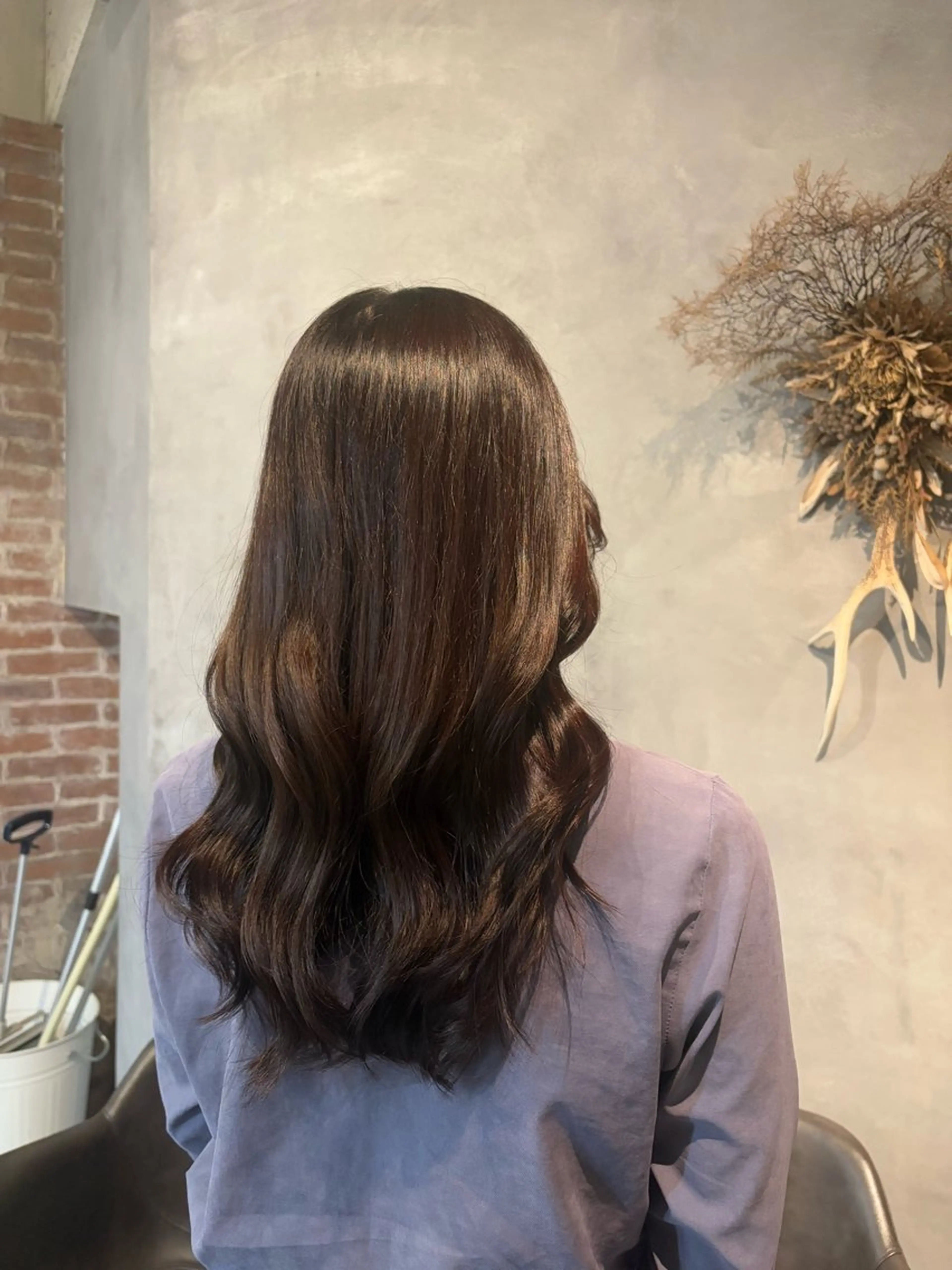 セミロング 🎀韓国レイヤー/透 明感カラー/airiのヘアスタイル