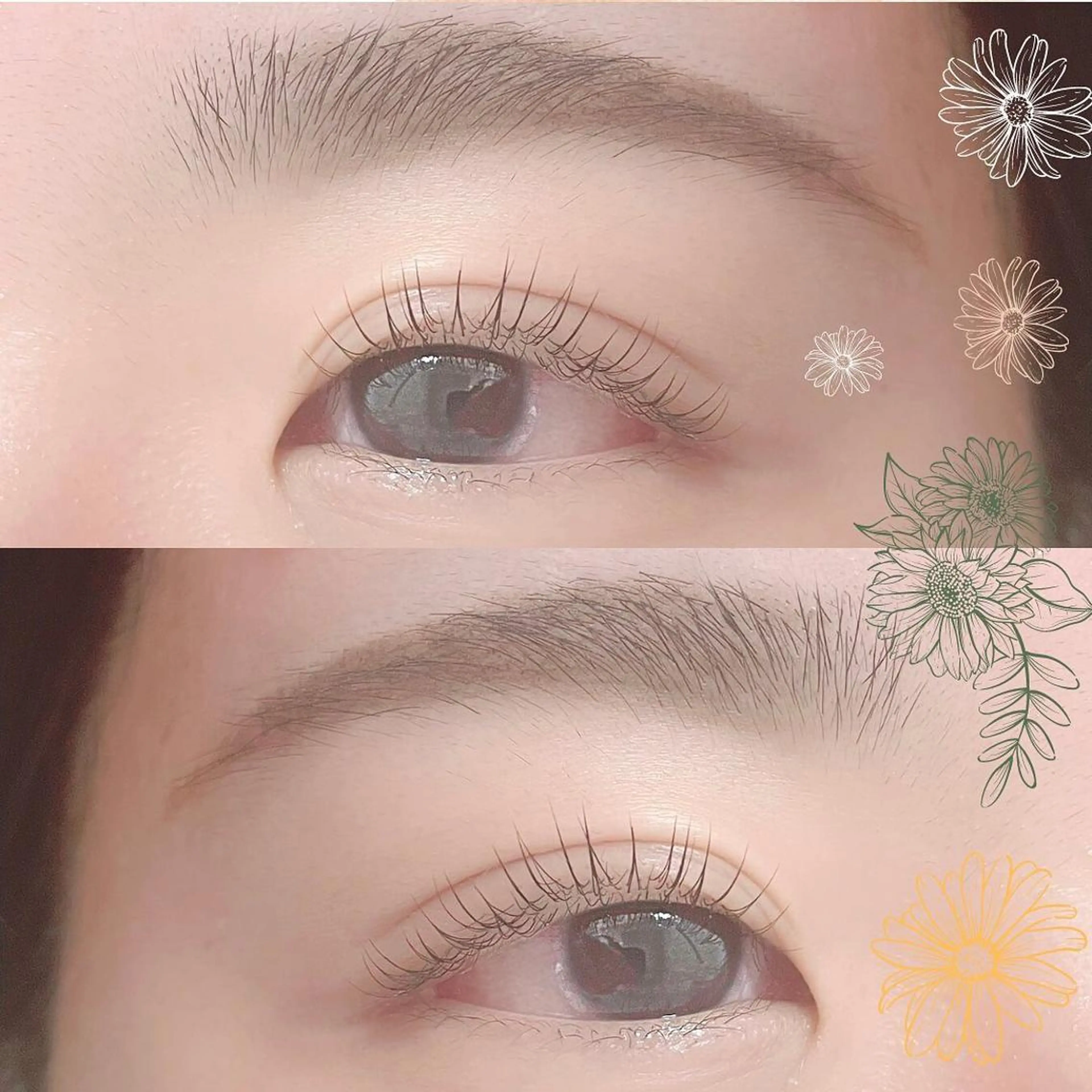 マツエク・マツパ パリジェンヌラッシュリフト まつげパーマ 下まつげエクステ 一重×まつ毛パーマ ボリュームラッシュ Mon mignonのマツエク・マツパデザイン