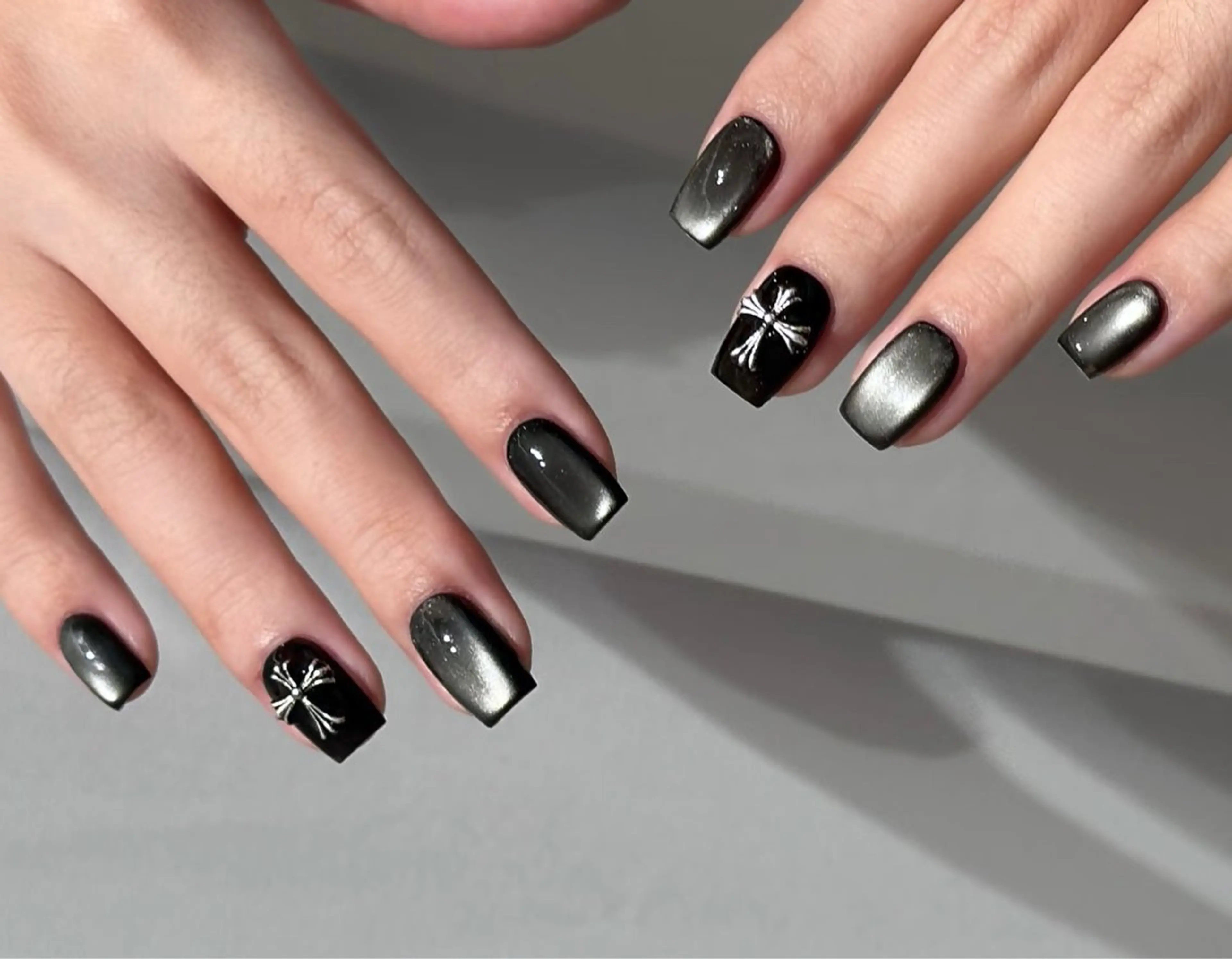 ネイル フレンチネイル ガーリー ガラスフレンチ 韓国ネイル ロングネイル ハンドネイル Venus nail チップ長さだし専門店のネイルデザイン