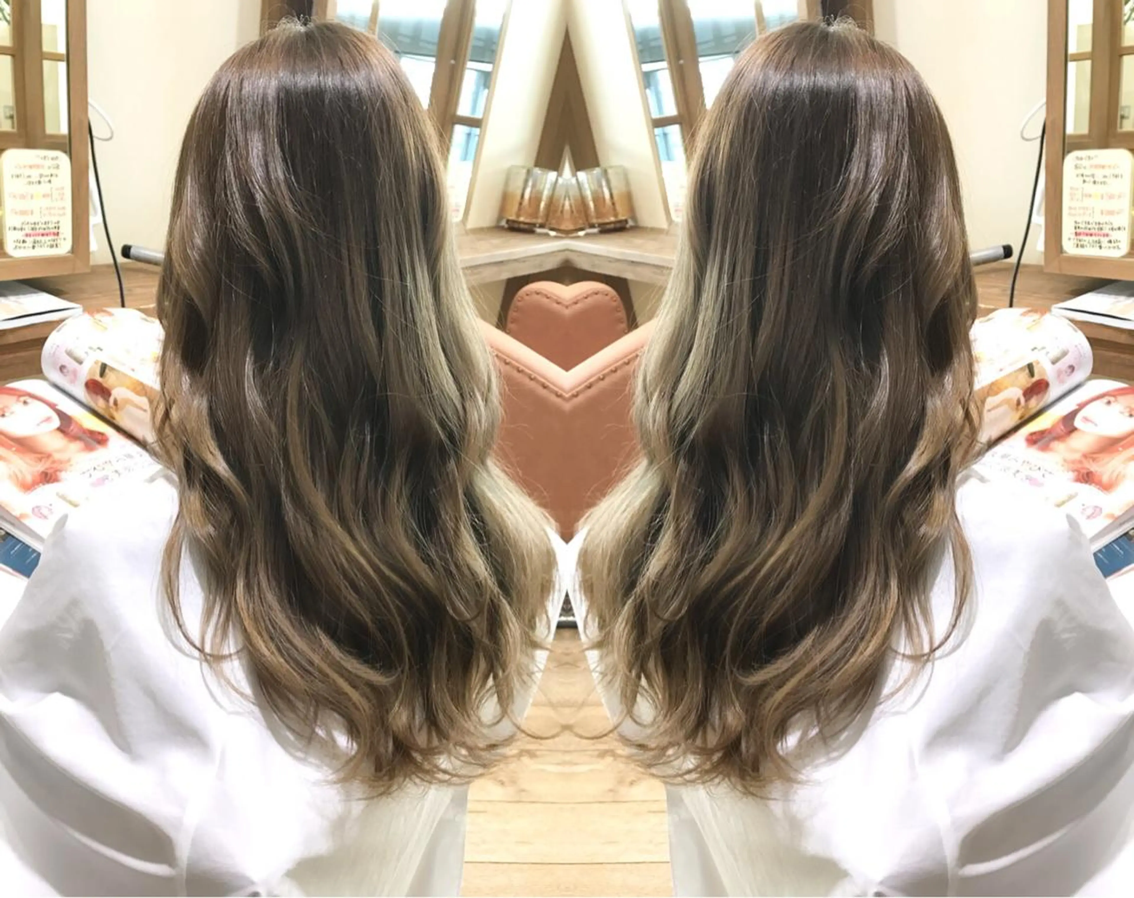 ロング カラー 奥田 真二のヘアスタイル