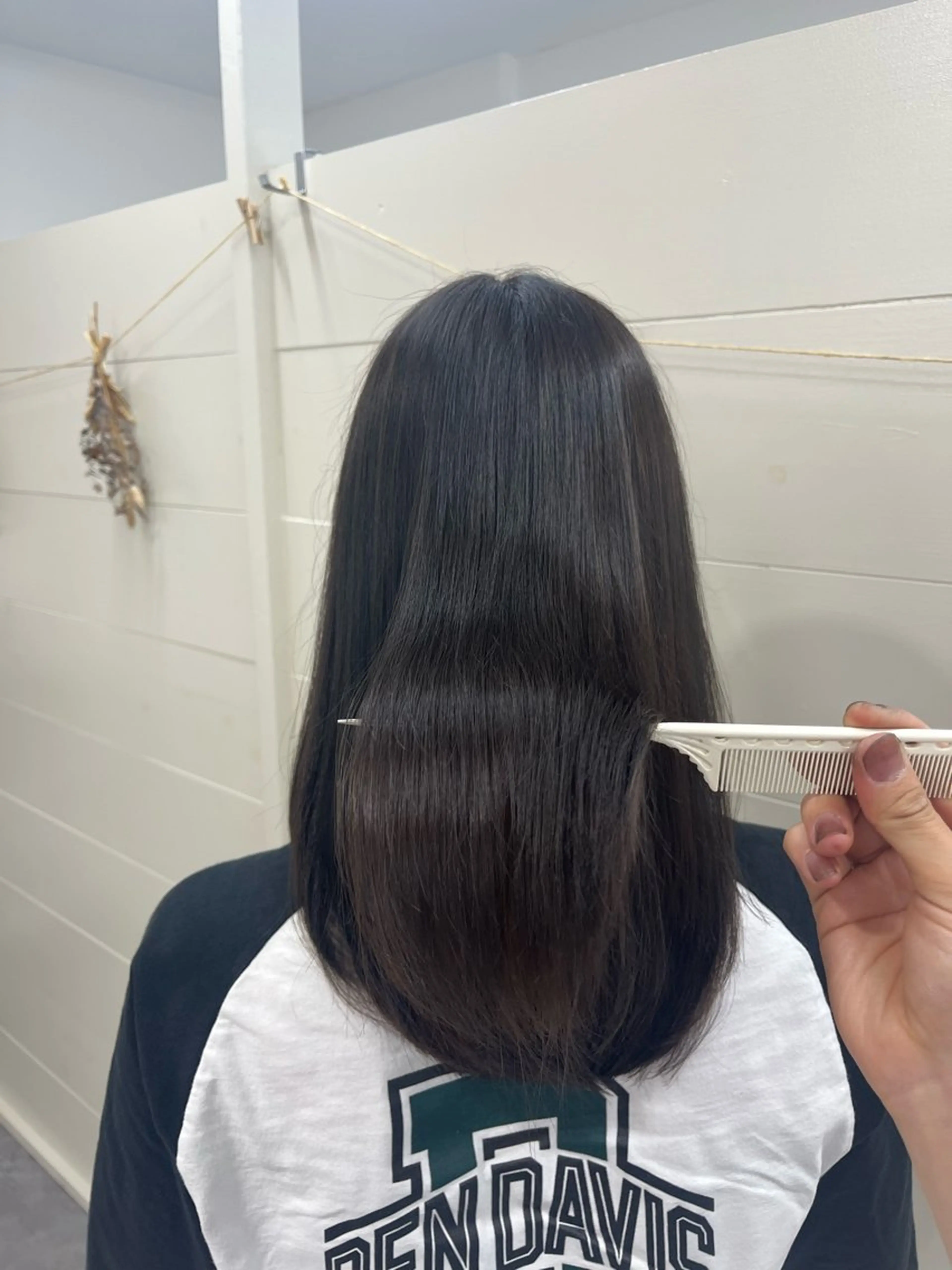 カラー 田口 夏鈴のヘアスタイル