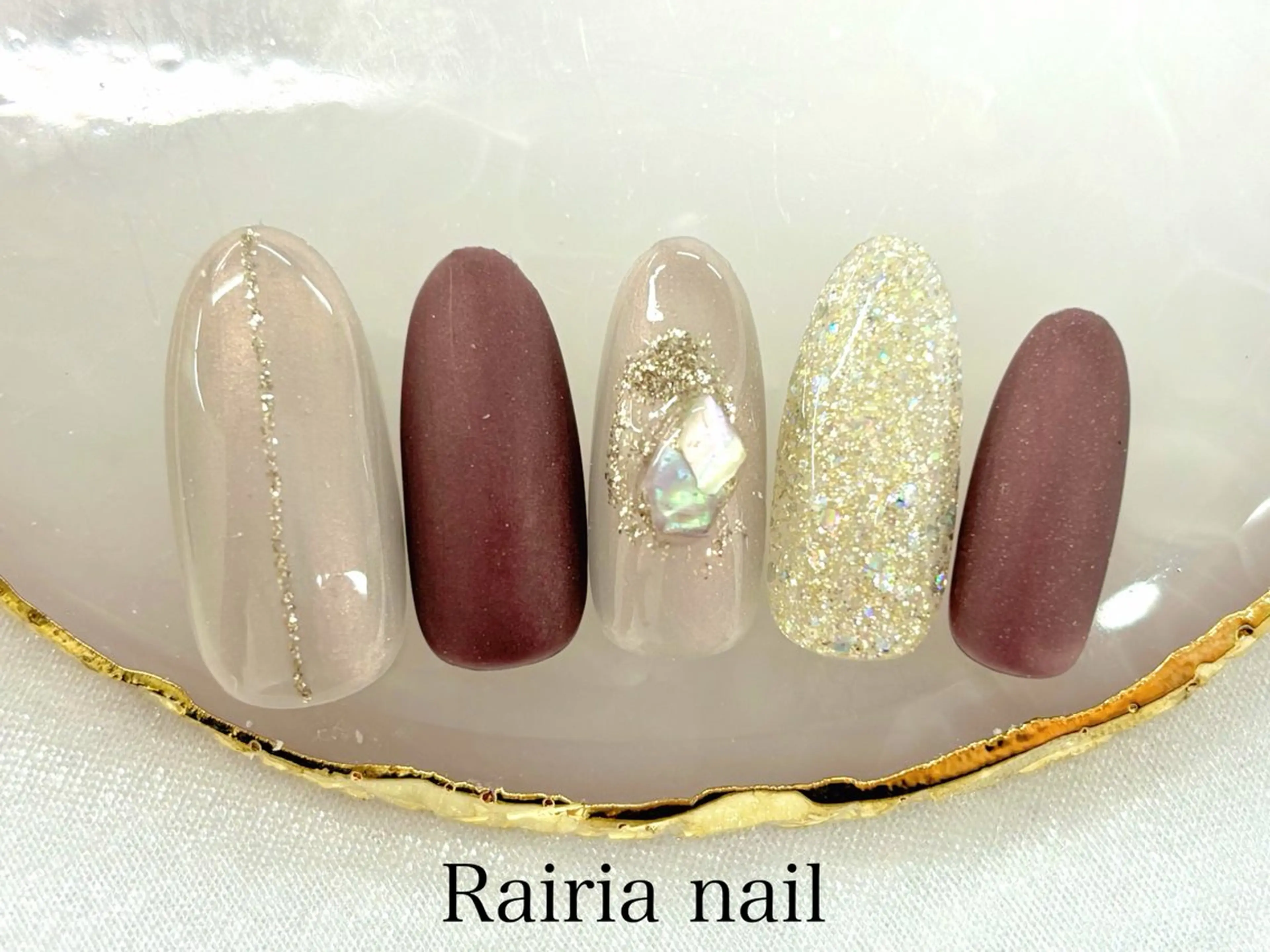 ネイル ハンドネイル rairiaharu パラジェルのネイルデザイン