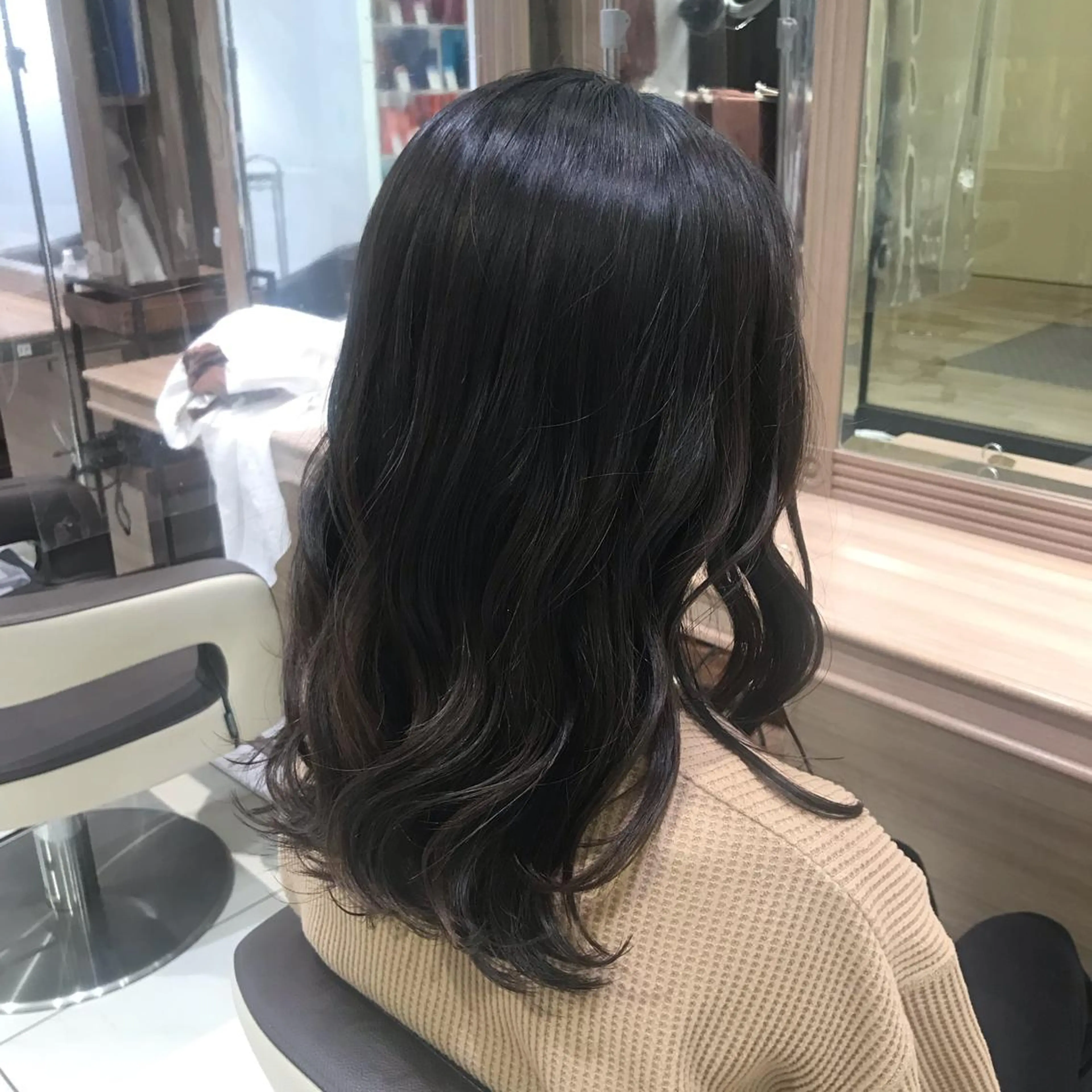 セミロング ヘアアレンジ ヘアセット/メンズ パーマChihoのヘアスタイル