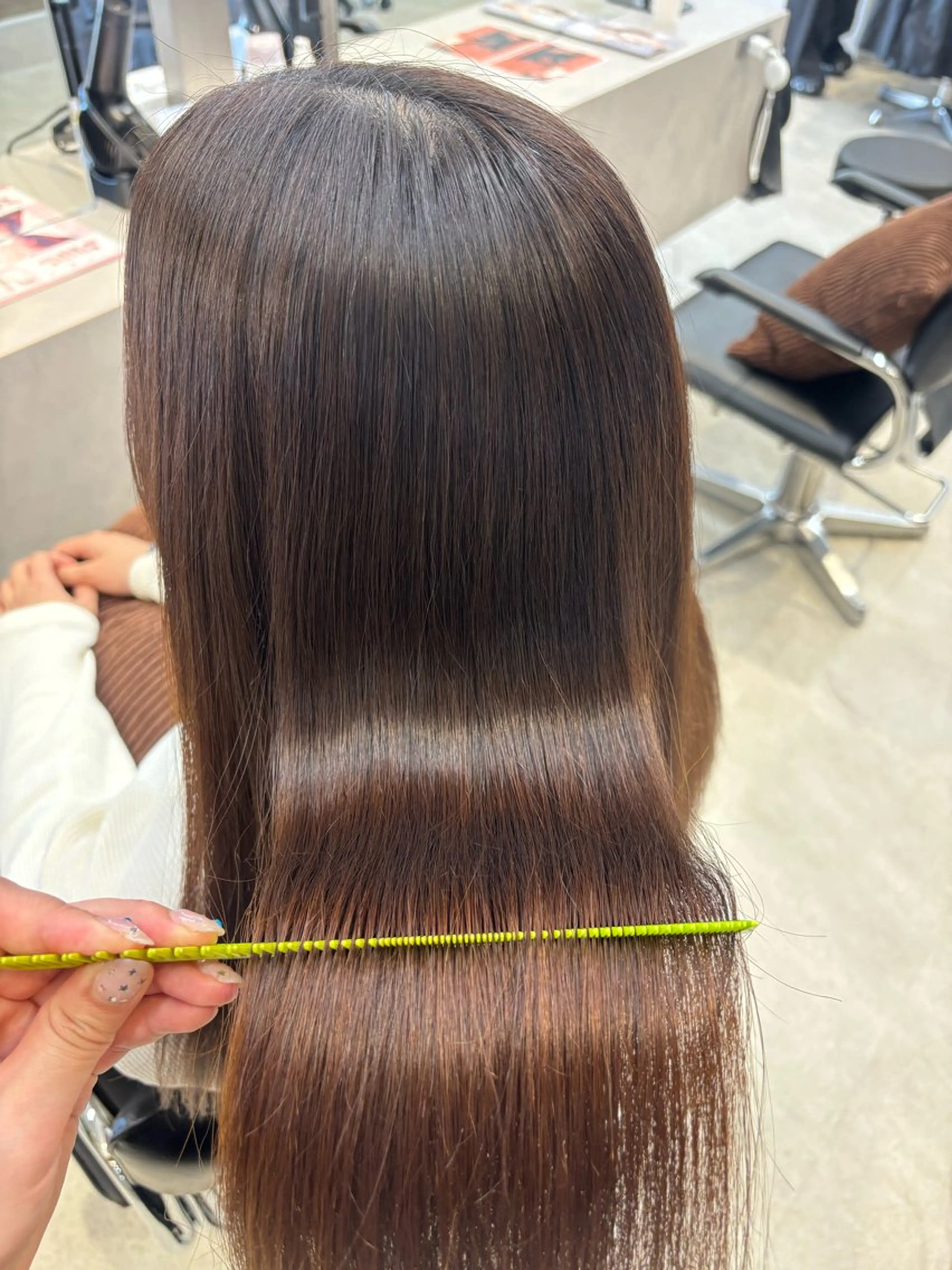 ロング カット 縮毛矯正 yoshino /ナチュラル縮毛のヘアスタイル