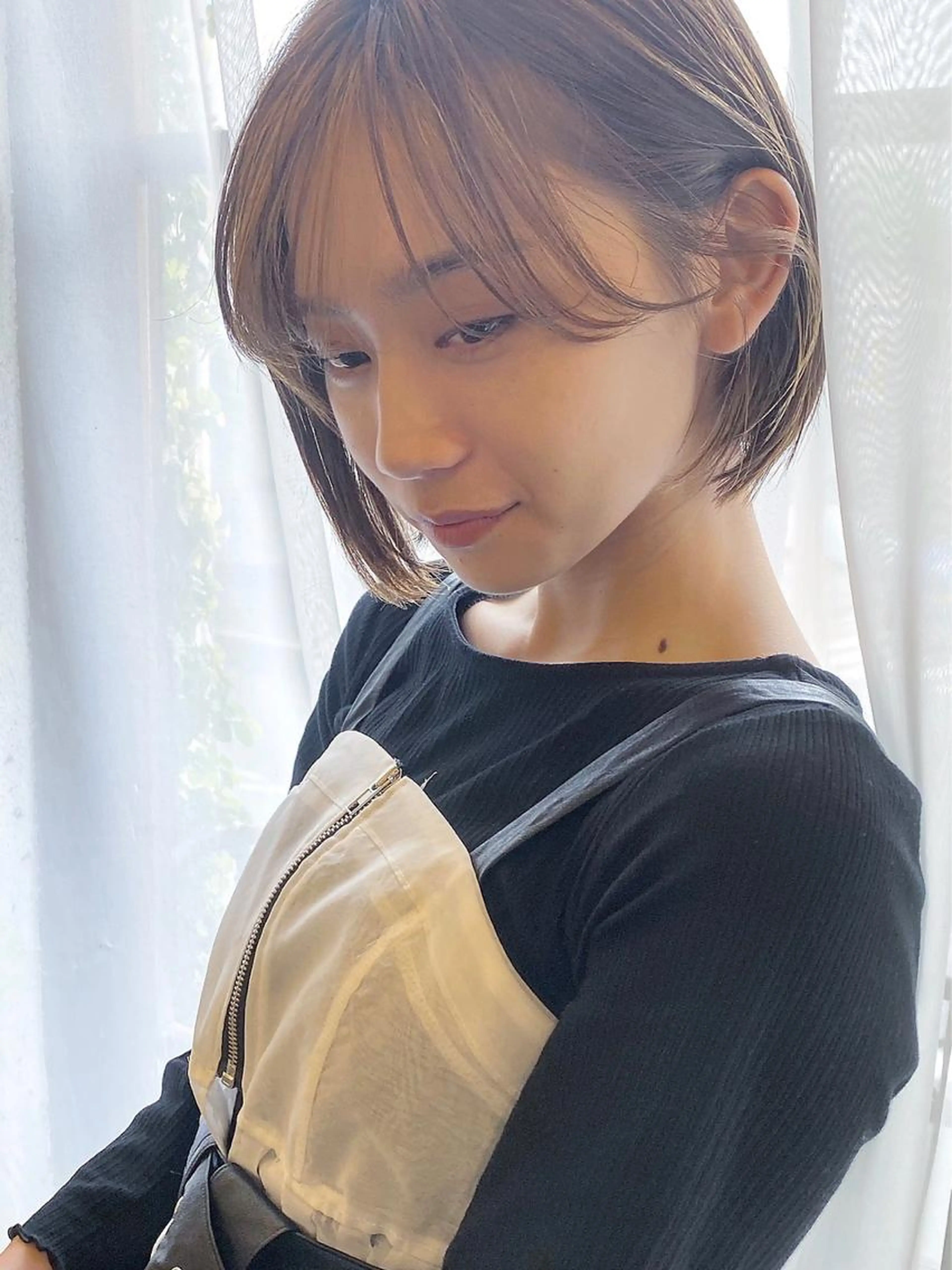 🌈【雨の日に負けない🌼！】カット+前髪縮毛矯正+ハホニコ トリートメントの写真