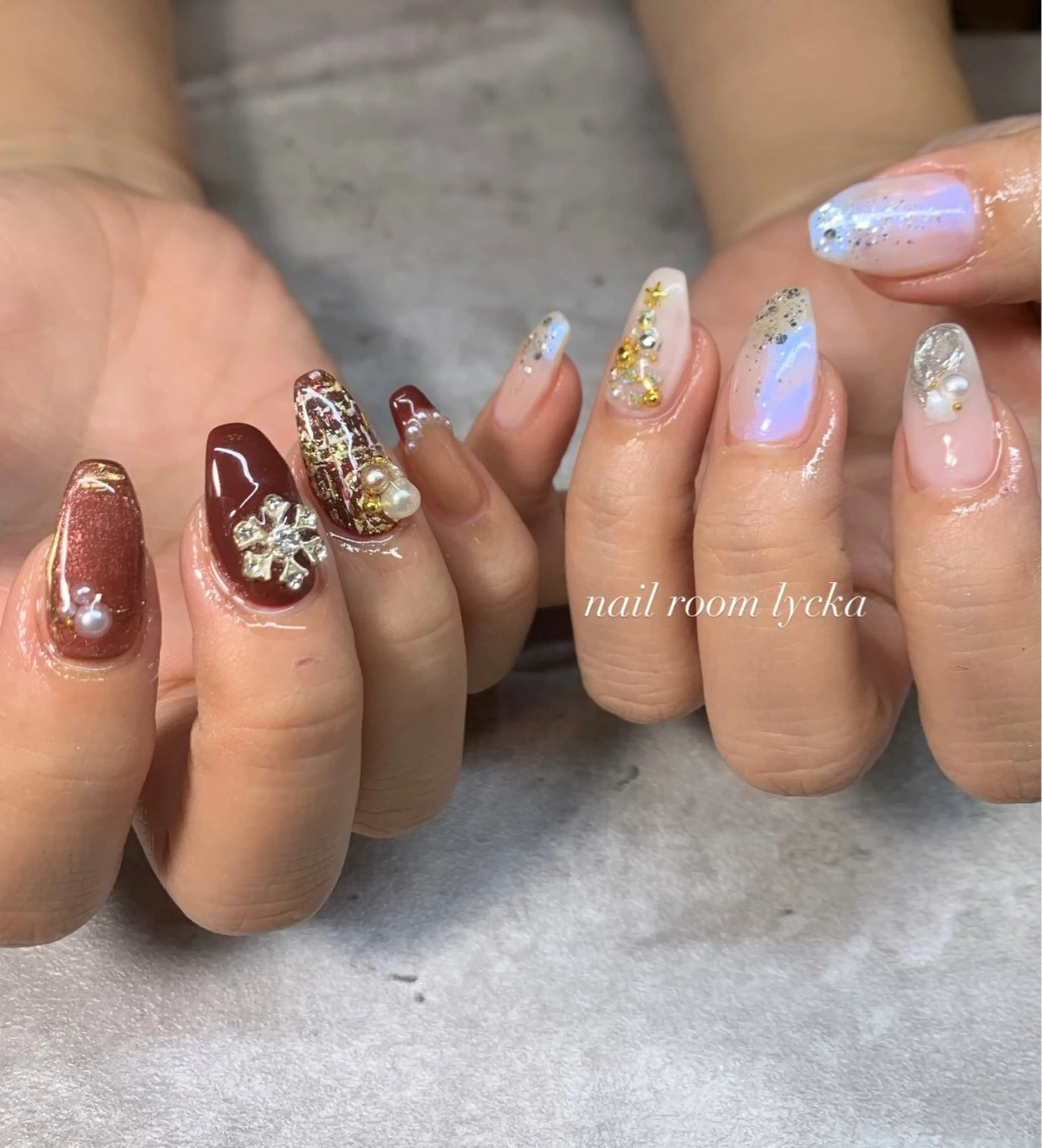 ネイル ﾈｲﾙﾙｰﾑﾘｯｶ 𝐦𝐚𝐲𝐮のネイルデザイン