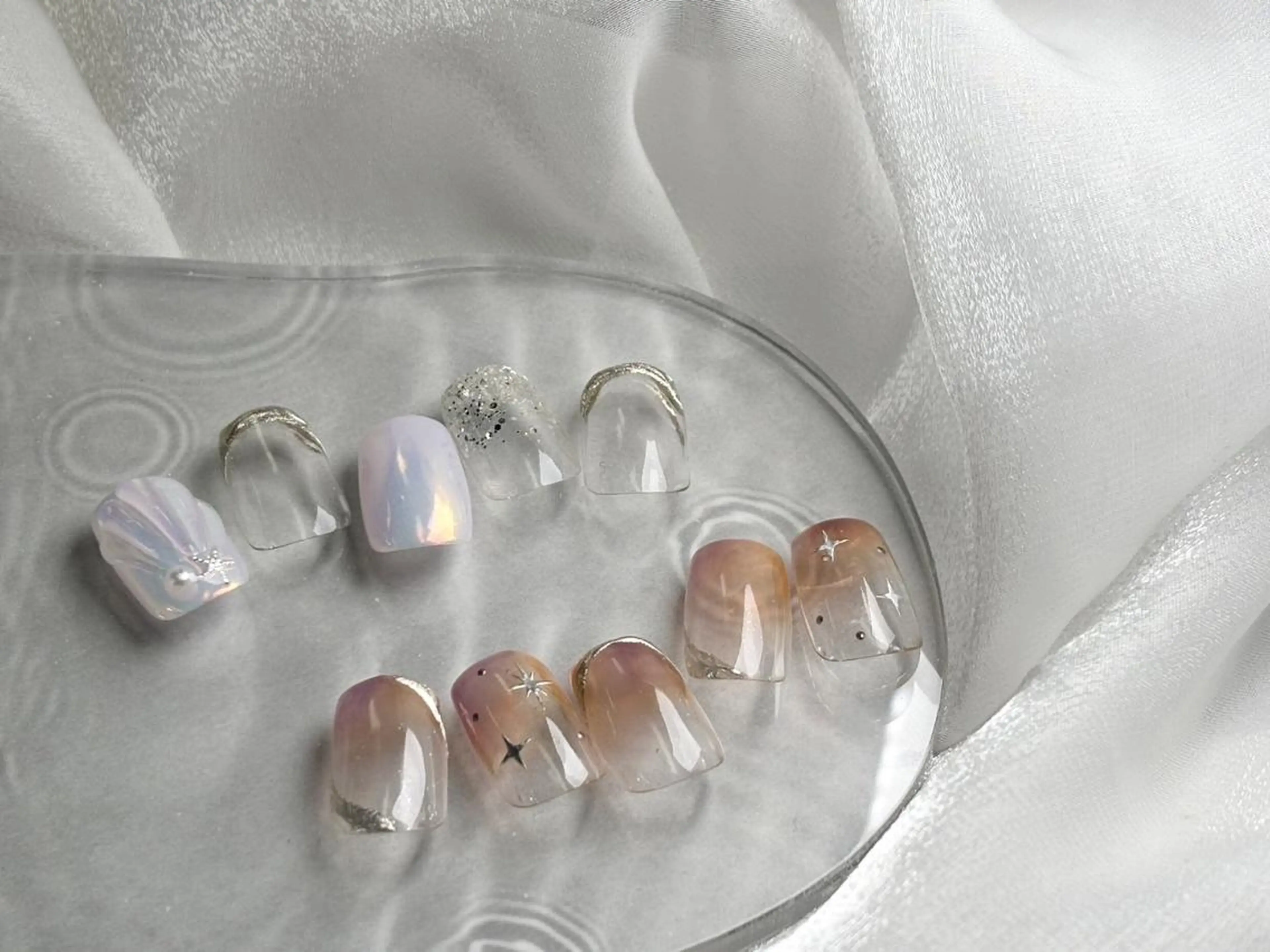 ハンド💅持ち込み120分コース🩵オフなし🍐※事前にご希望のデザインをお送りください🙇🏻‍♀️の写真