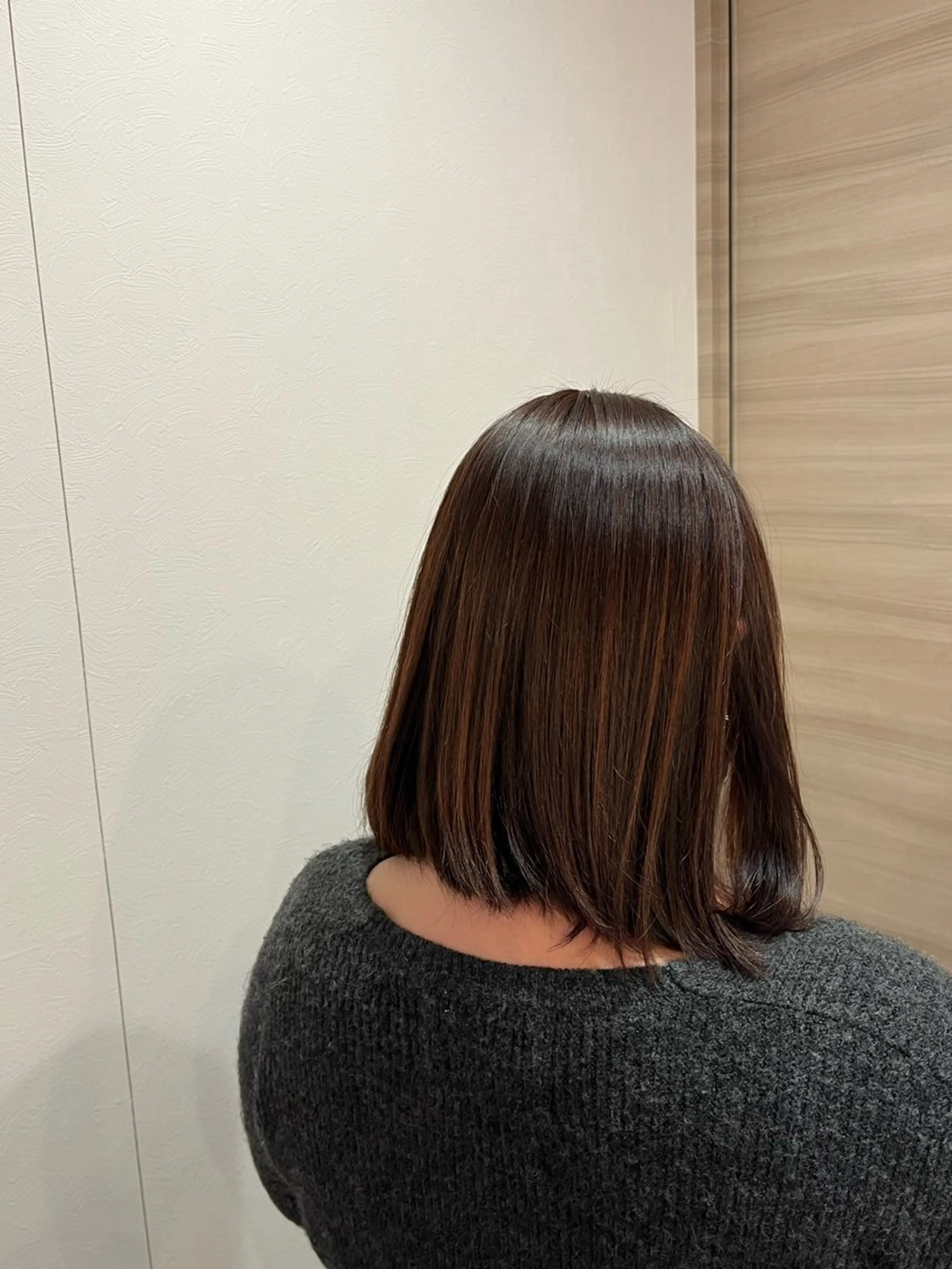 ミディアム ヘアカラー トリートメント 五十嵐 さくらのヘアスタイル