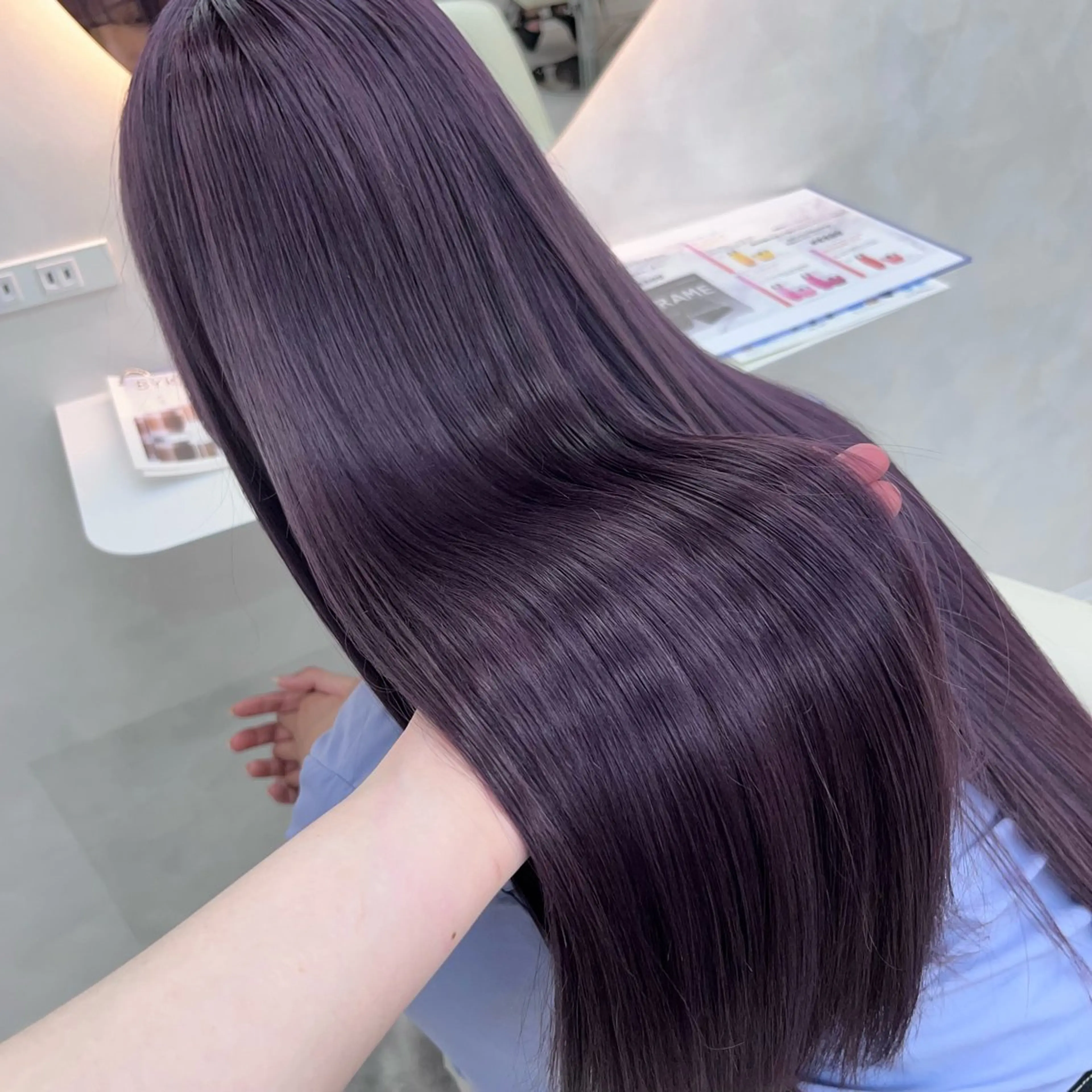 ロング カラー ヘアカラー トリートメント 🫧Ess 🎀chihinaのヘアスタイル