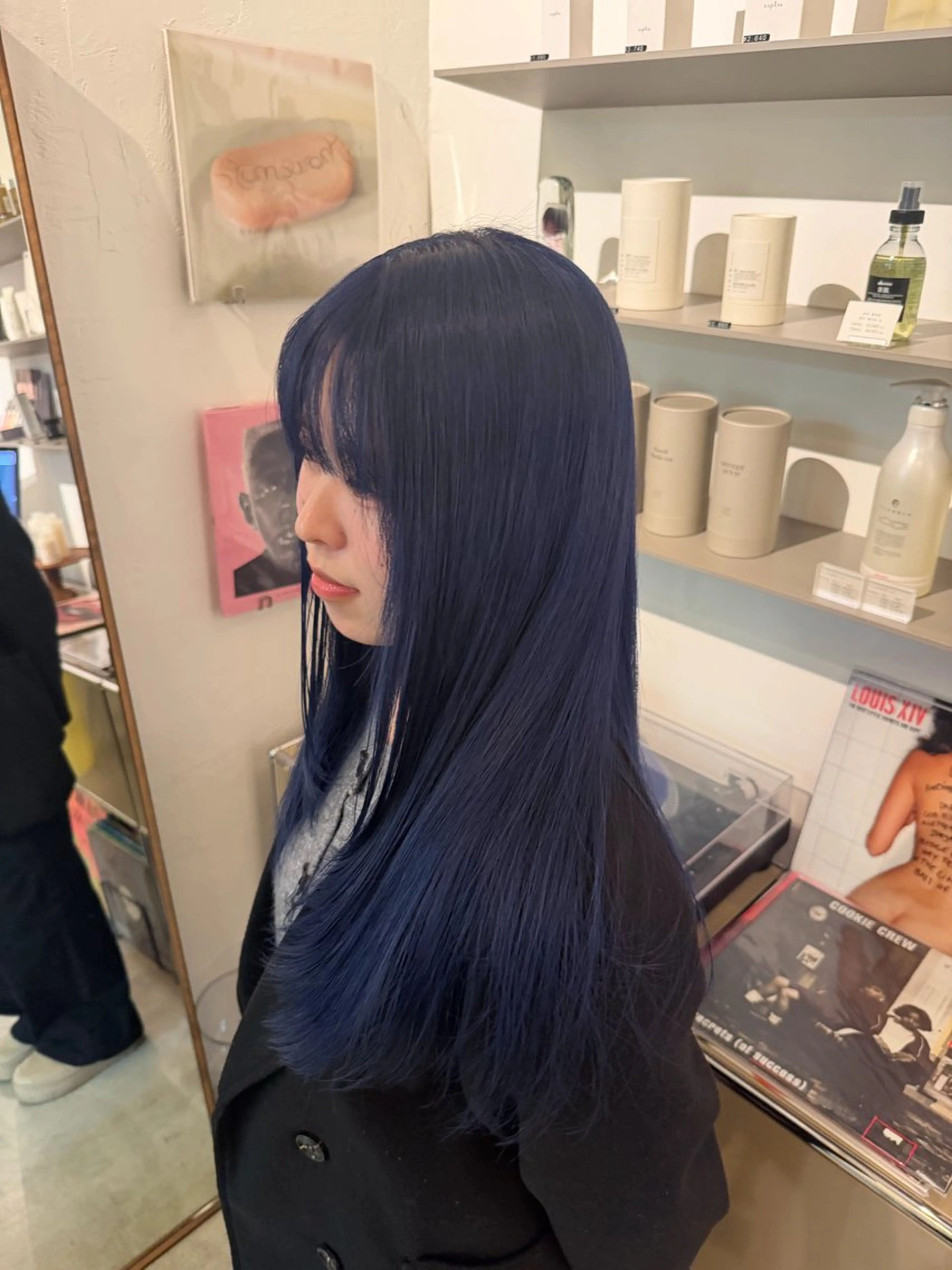ロング カラー ブルーカラー ヘアカラー Tsukasa/ ハイトーン/寒色のヘアスタイル