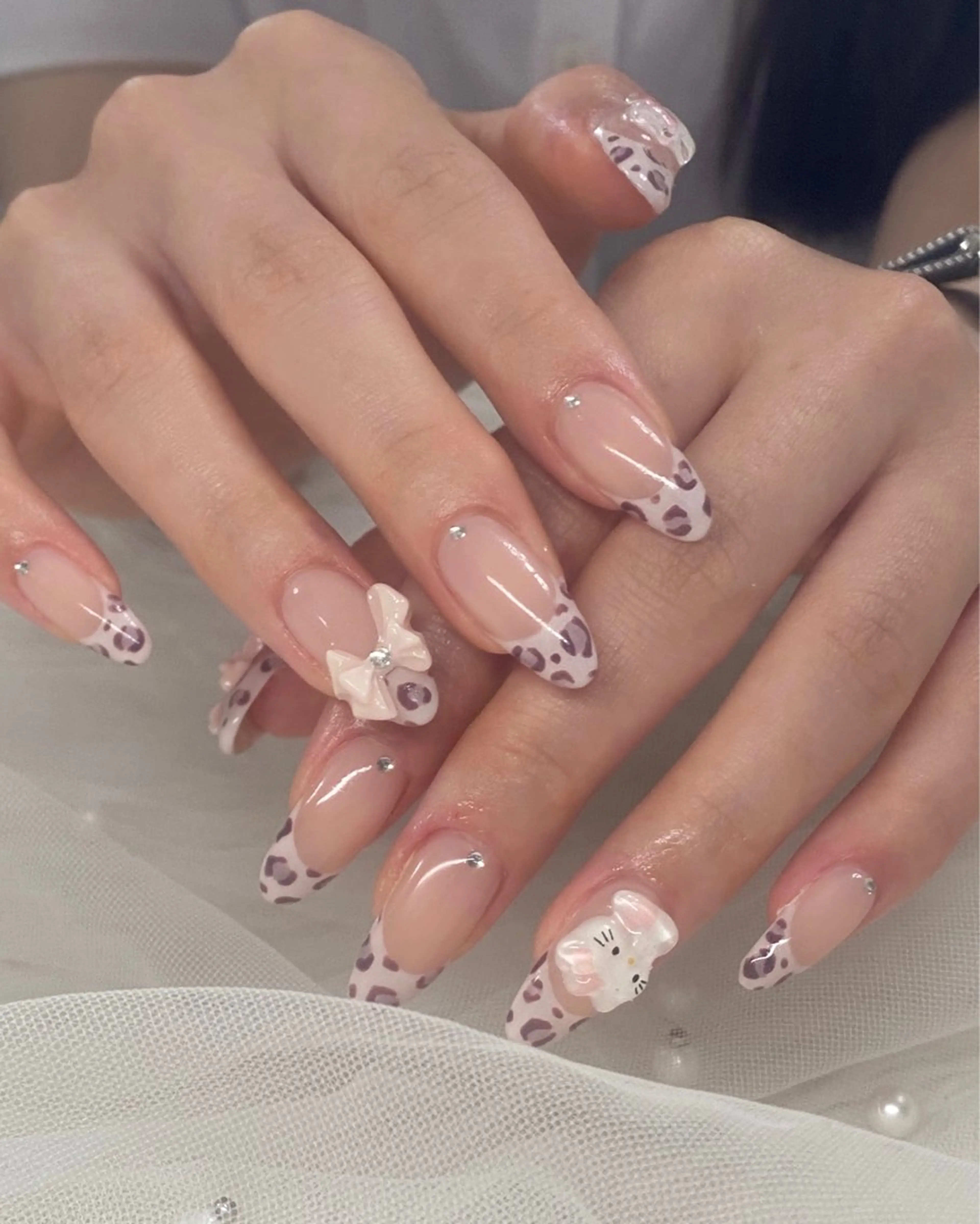 ネイル アニマル柄 ハンドネイル Bitty/ SENA⋆˙⟡ —のネイルデザイン
