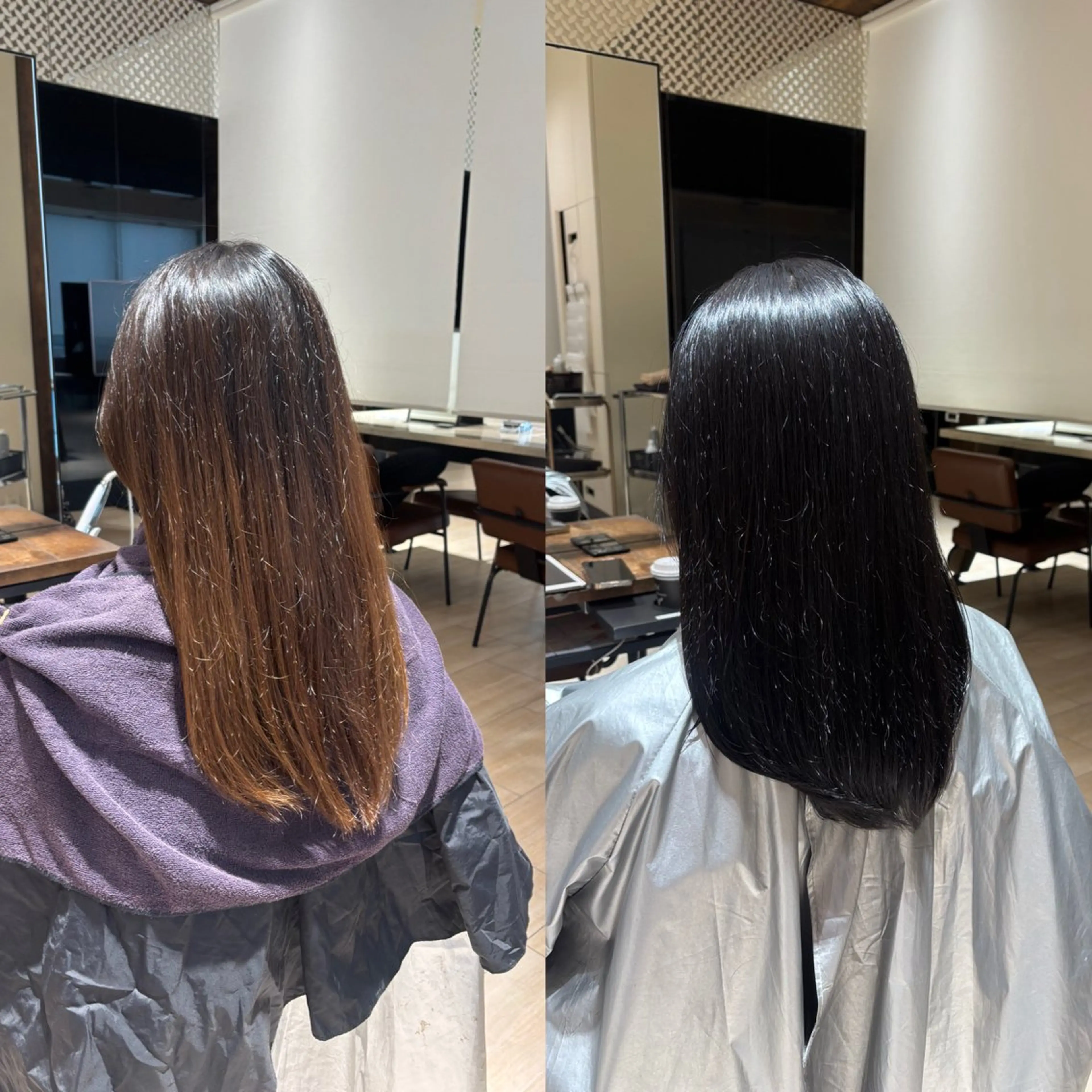 ミディアム SHION/銀座 まとまるカット🩵のヘアスタイル