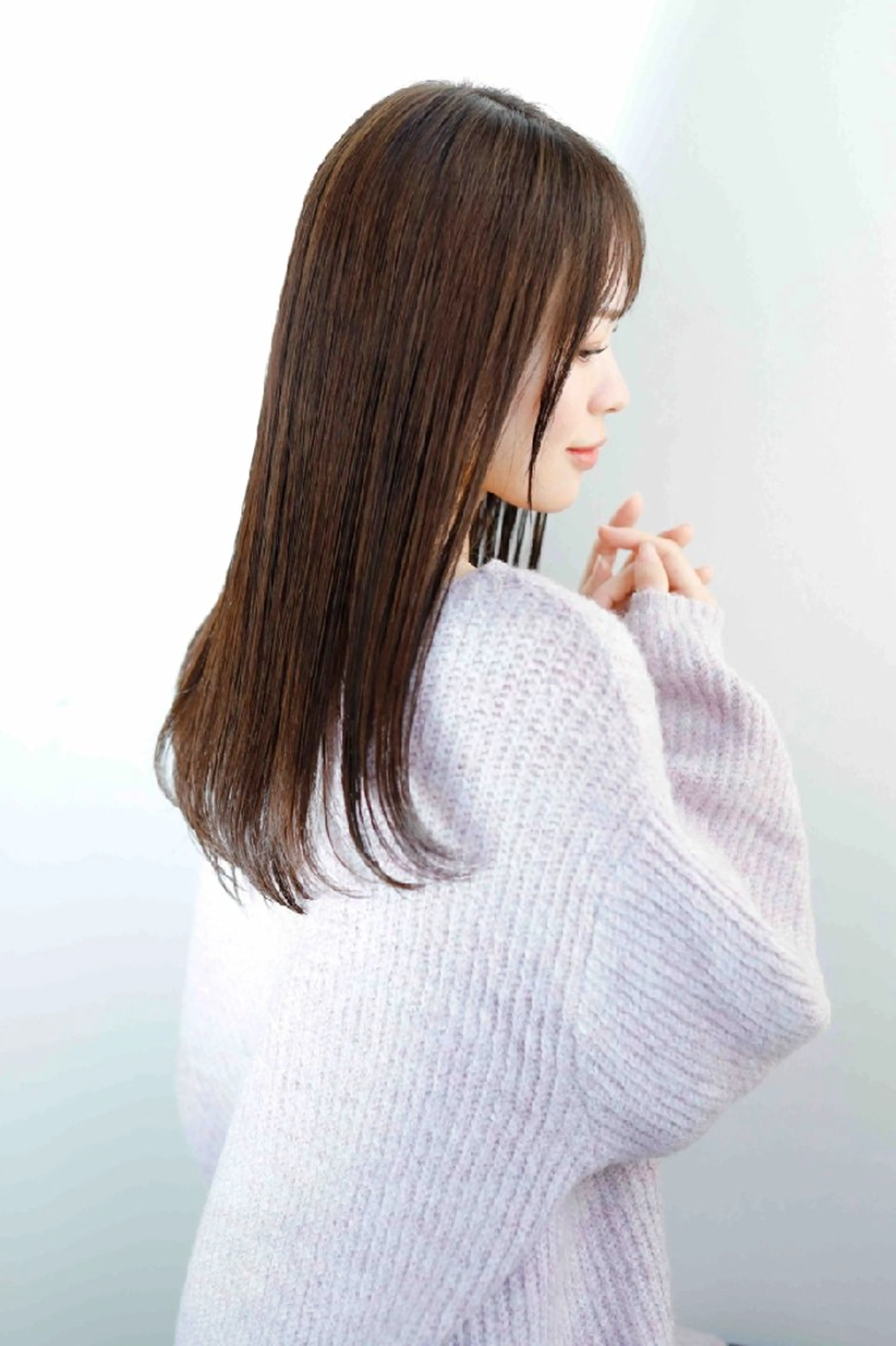 セミロング 縮毛矯正 トリートメント HAIRCARE Carune所属・仙台駅前徒歩5分🎀 23時まで予約可🌸のヘアスタイル