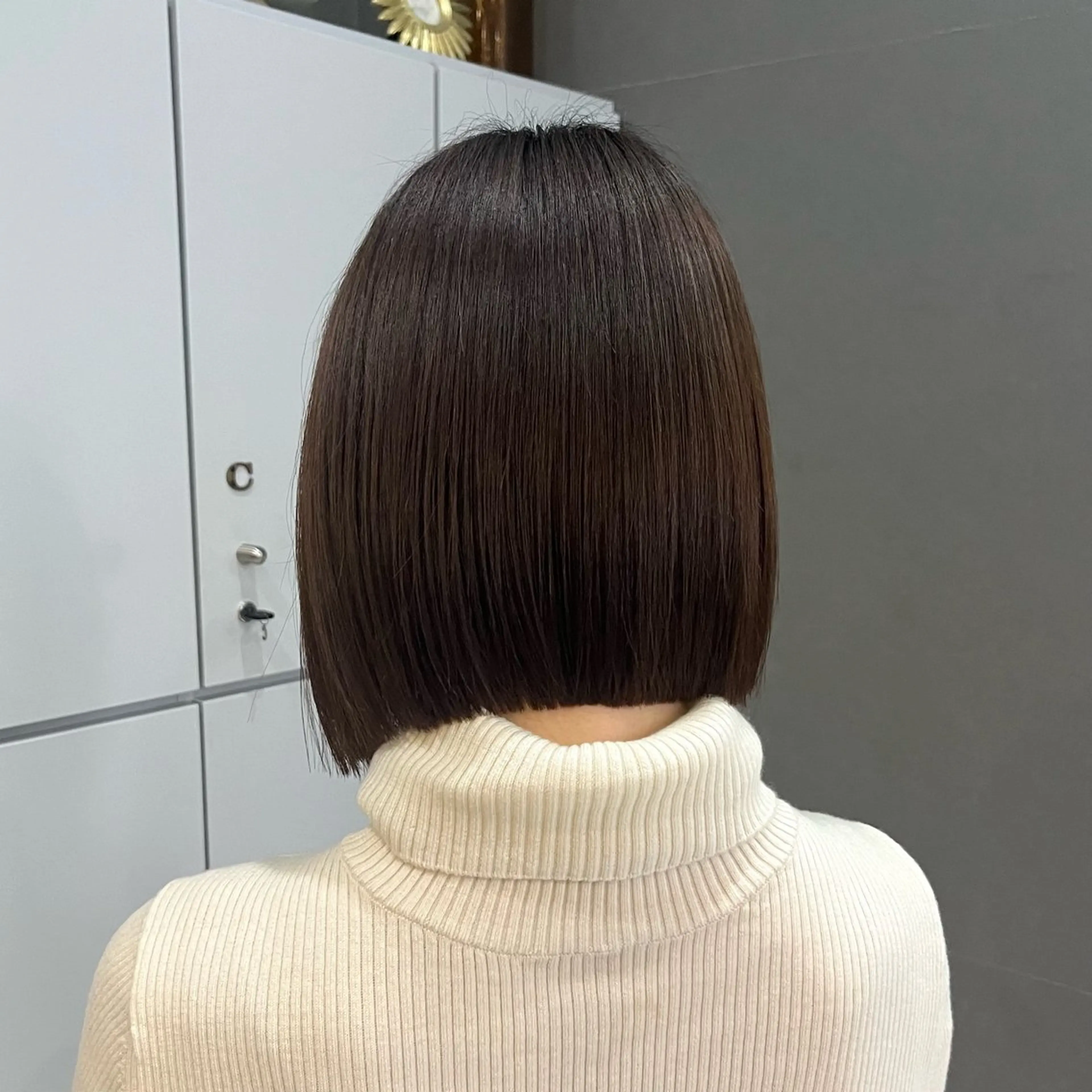 ショート 切りっぱなしボブ ボブ sato mizukiのヘアスタイル