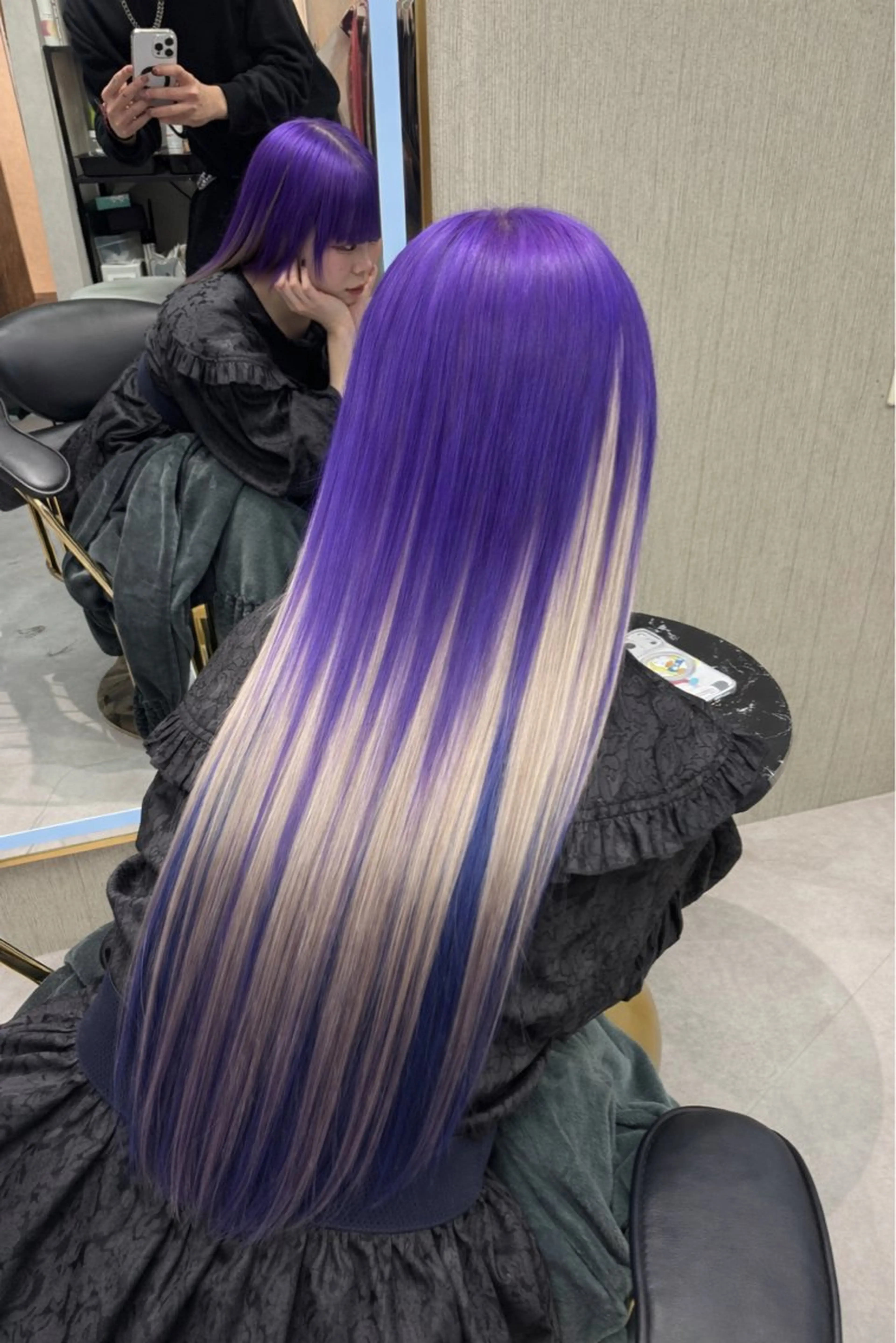 ロング カラー カット エクステ 🐺新宿manabu カットモデル募集中のヘアスタイル