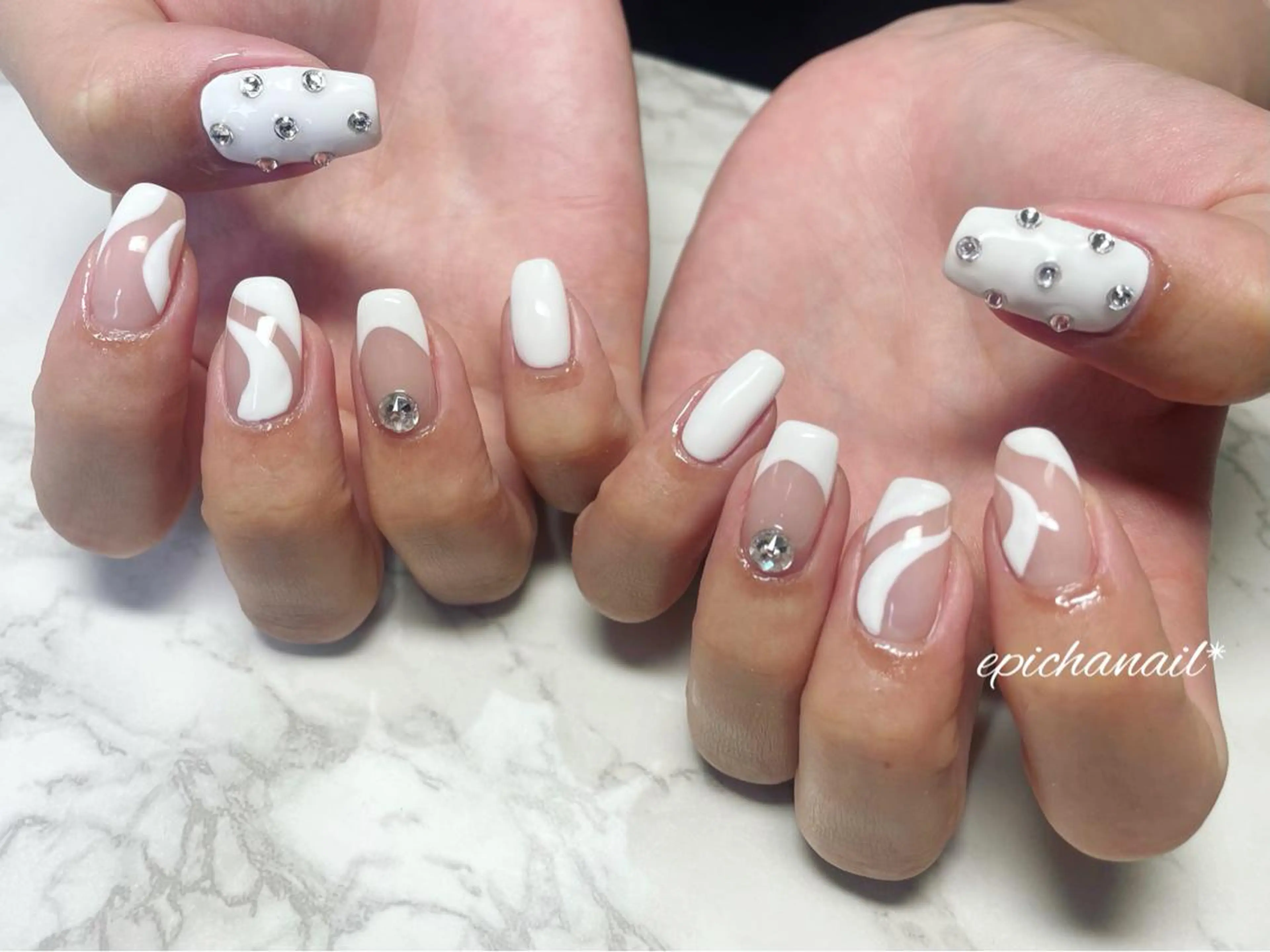 ネイル ブライダルネイル EPICHA NAILのネイルデザイン