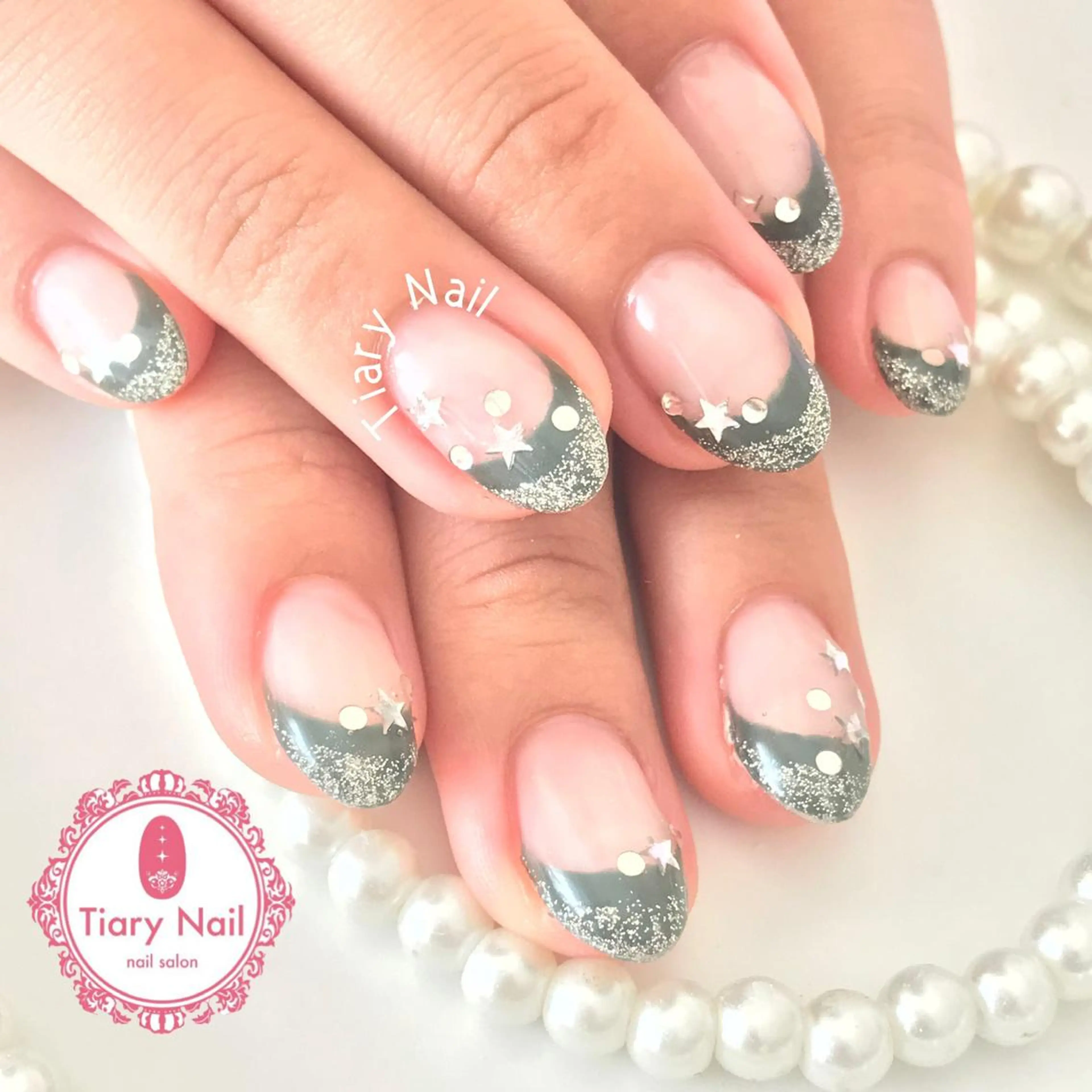 ネイル ハンドネイル 💗🪽Tiary Nail🪽💗のネイルデザイン