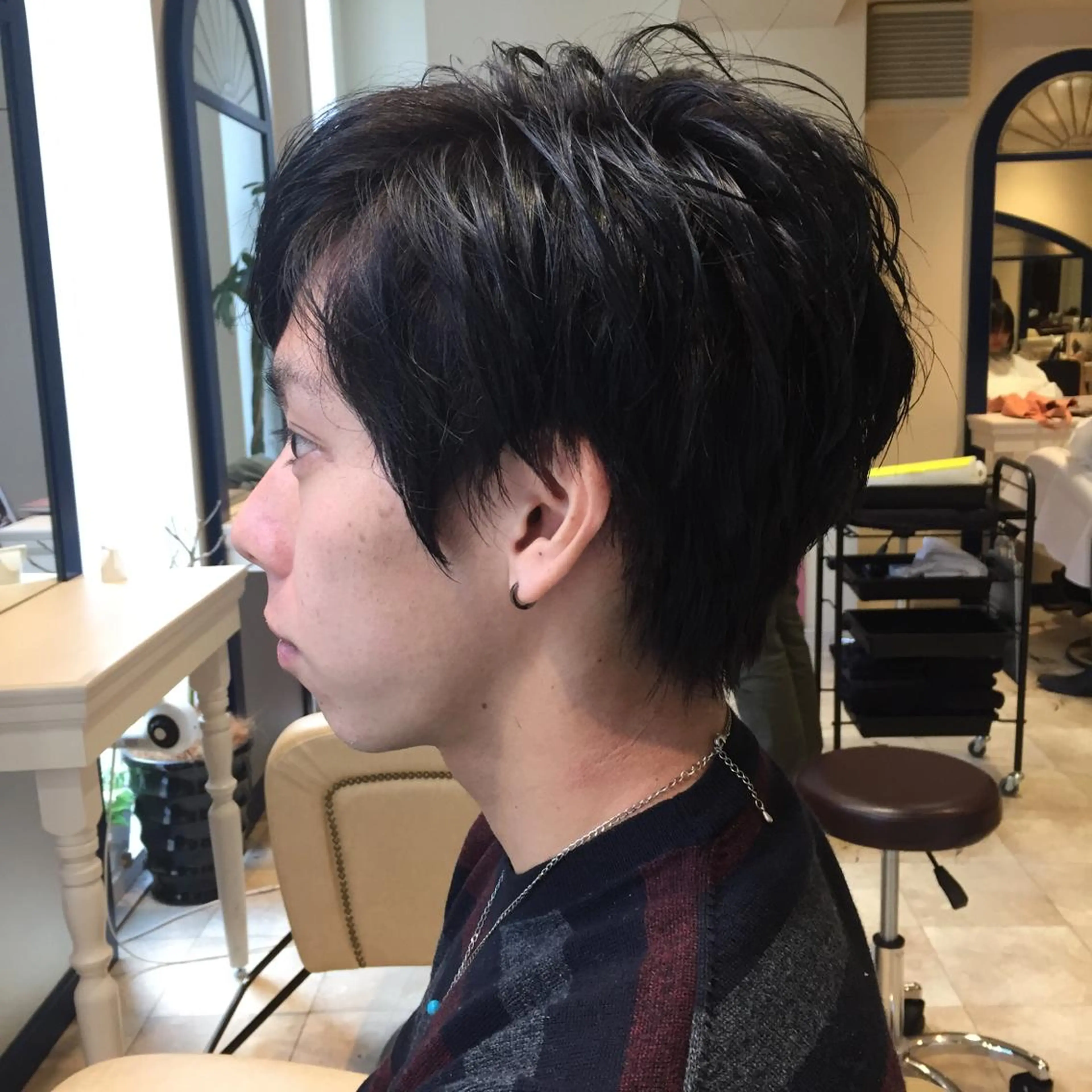 メンズ 韓国ヘア♡おくれ毛♡ ボブ♡sayakaのヘアスタイル