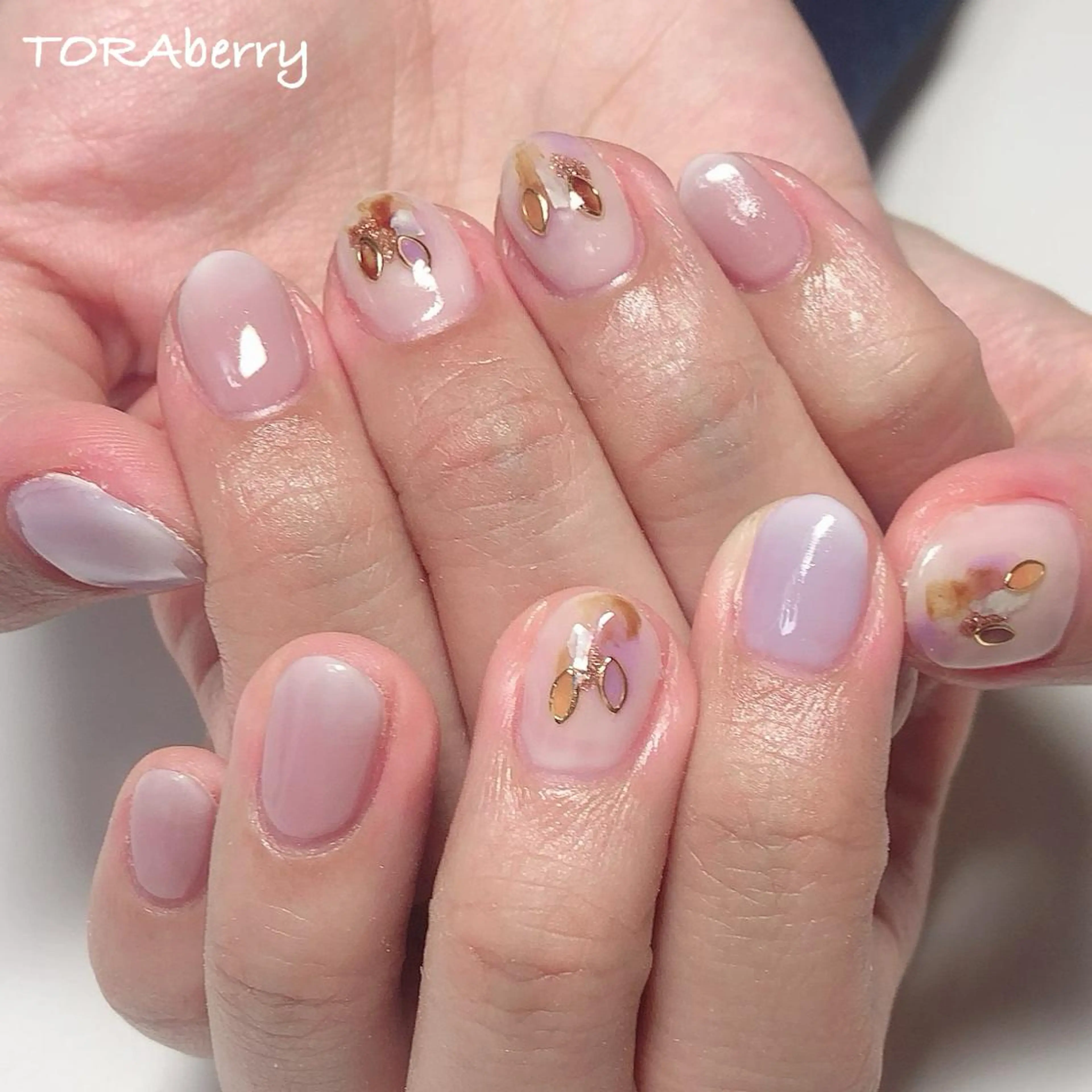 ネイル ショートネイル ハンドネイル ネイリスト なつみのネイルデザイン