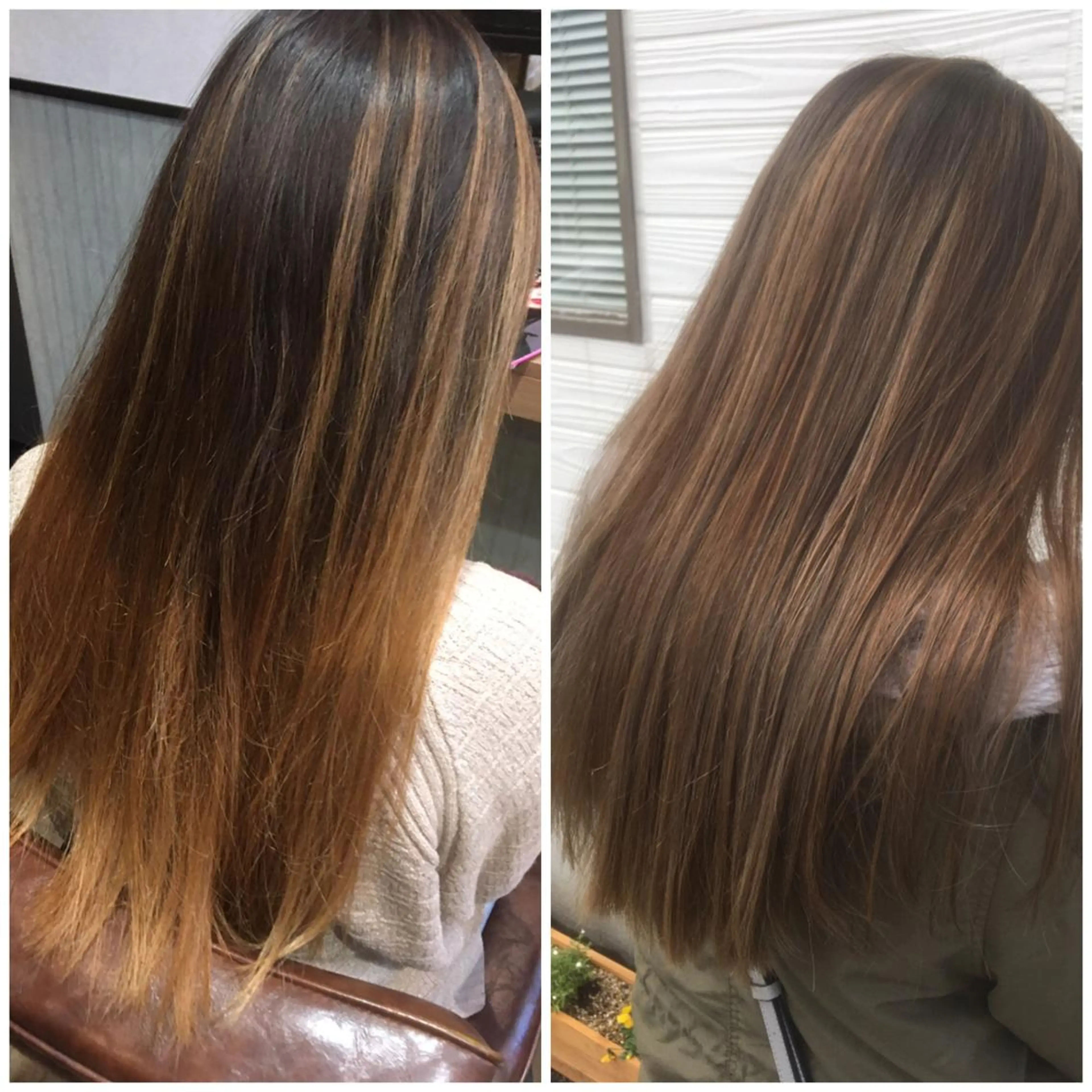 ロング ビヨウシツトリコ よねたにみなのヘアスタイル