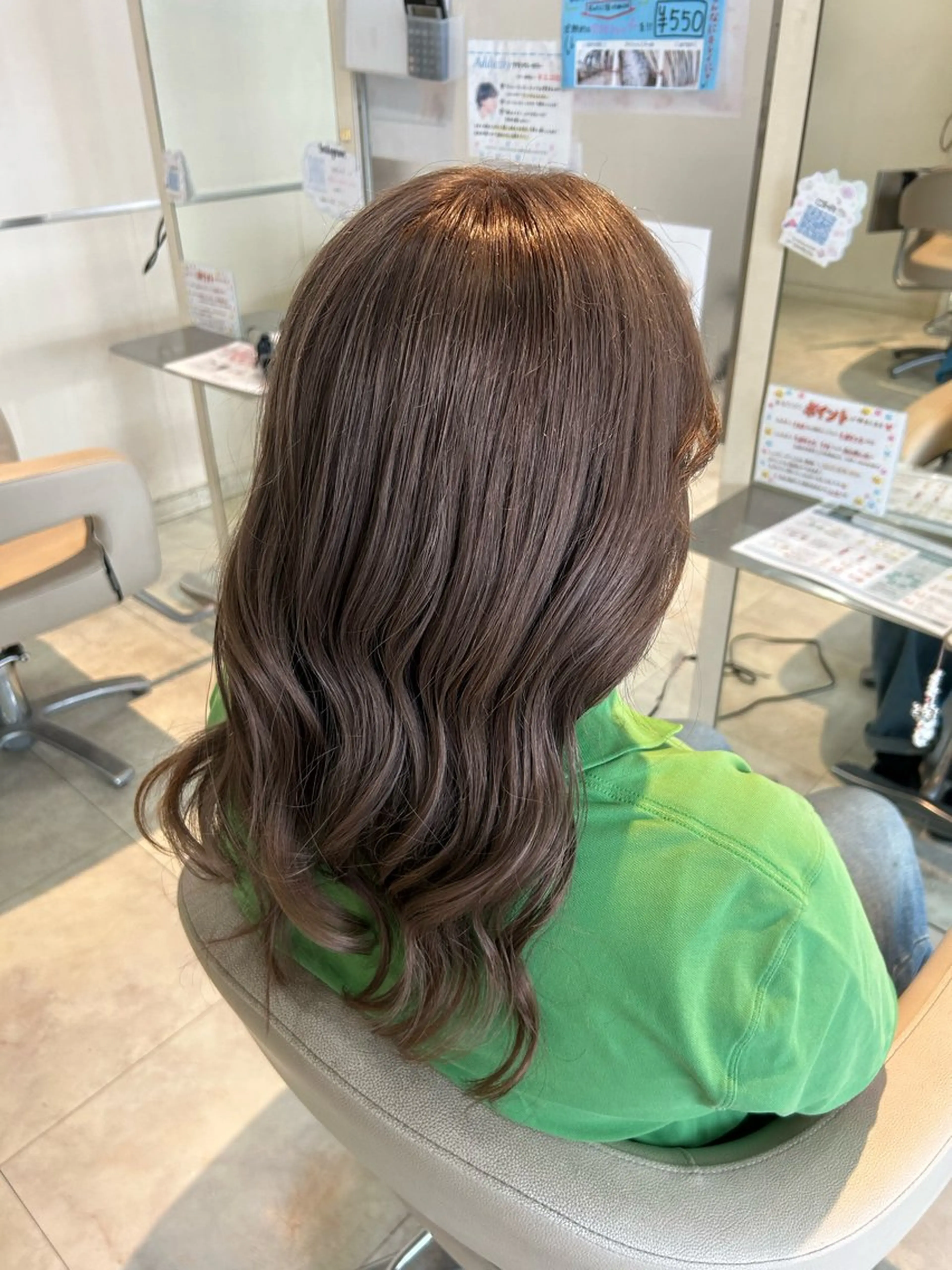 ロング カラー グレージュ ヘアカラー 小森 永のヘアスタイル