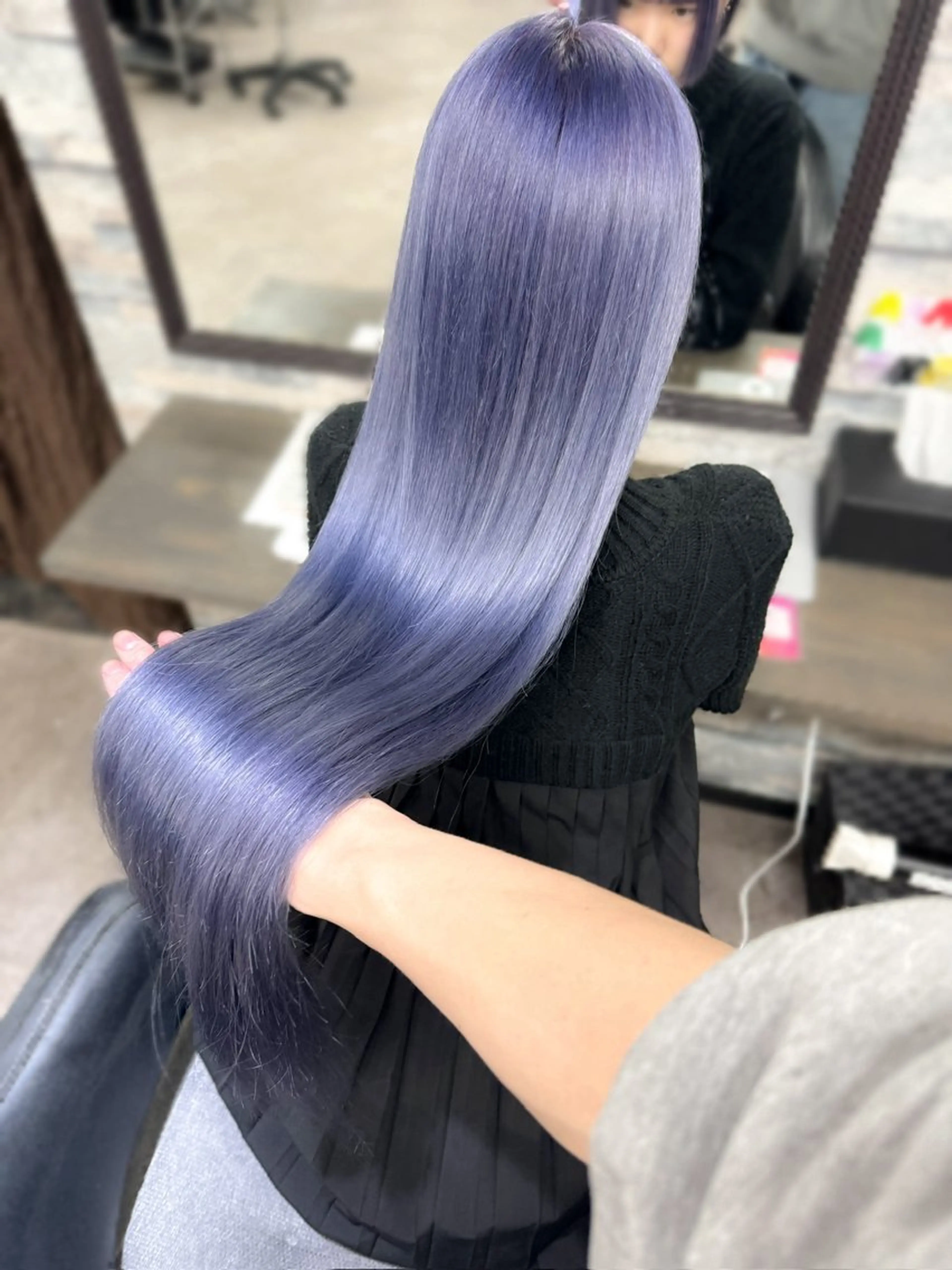 ロング カラー ハイトーンエクステ 🎩カズキ🎩のヘアスタイル