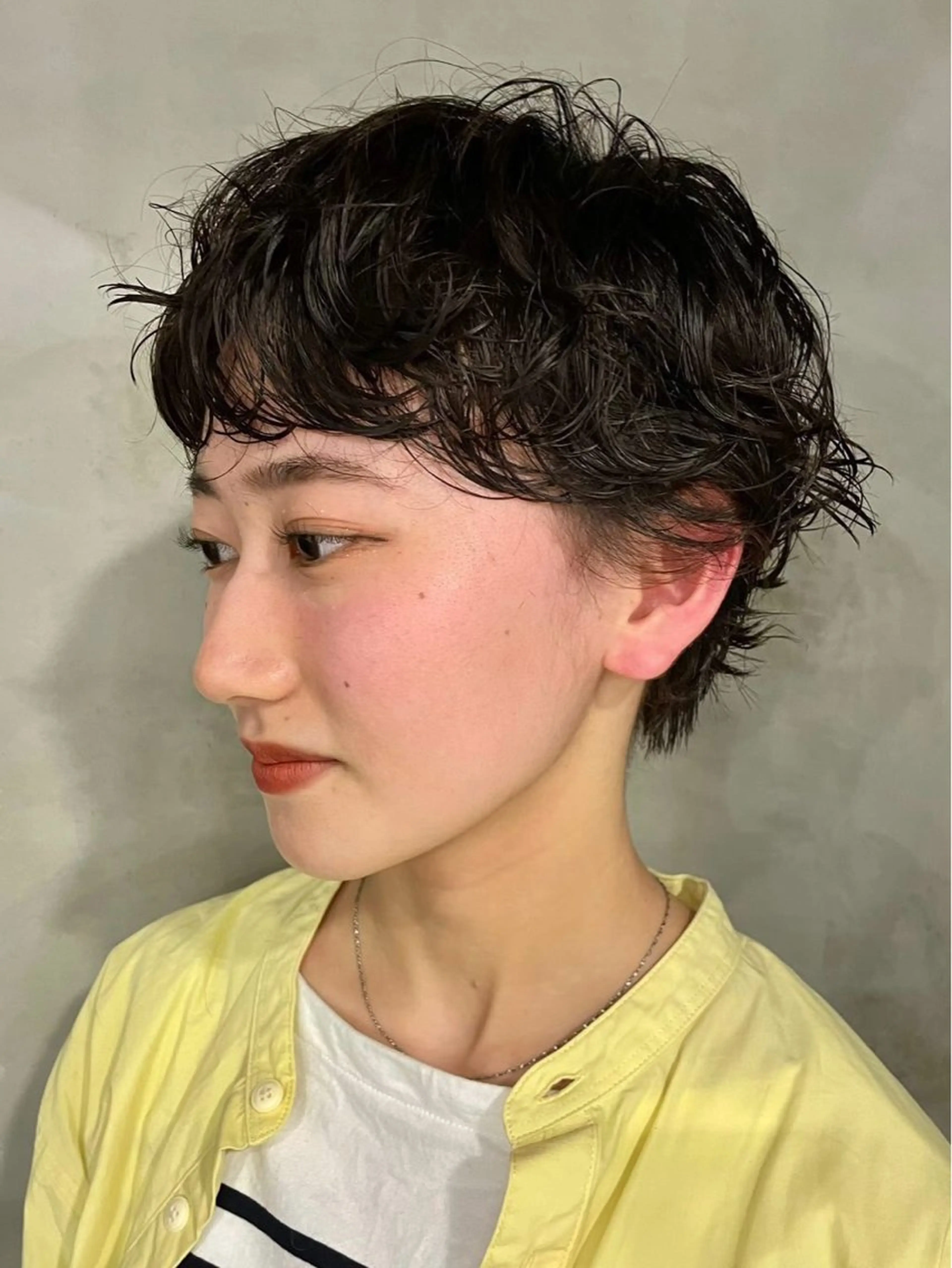 ショート パーマ 🌼似合わせカット 🌼おぎの みき🌼のヘアスタイル