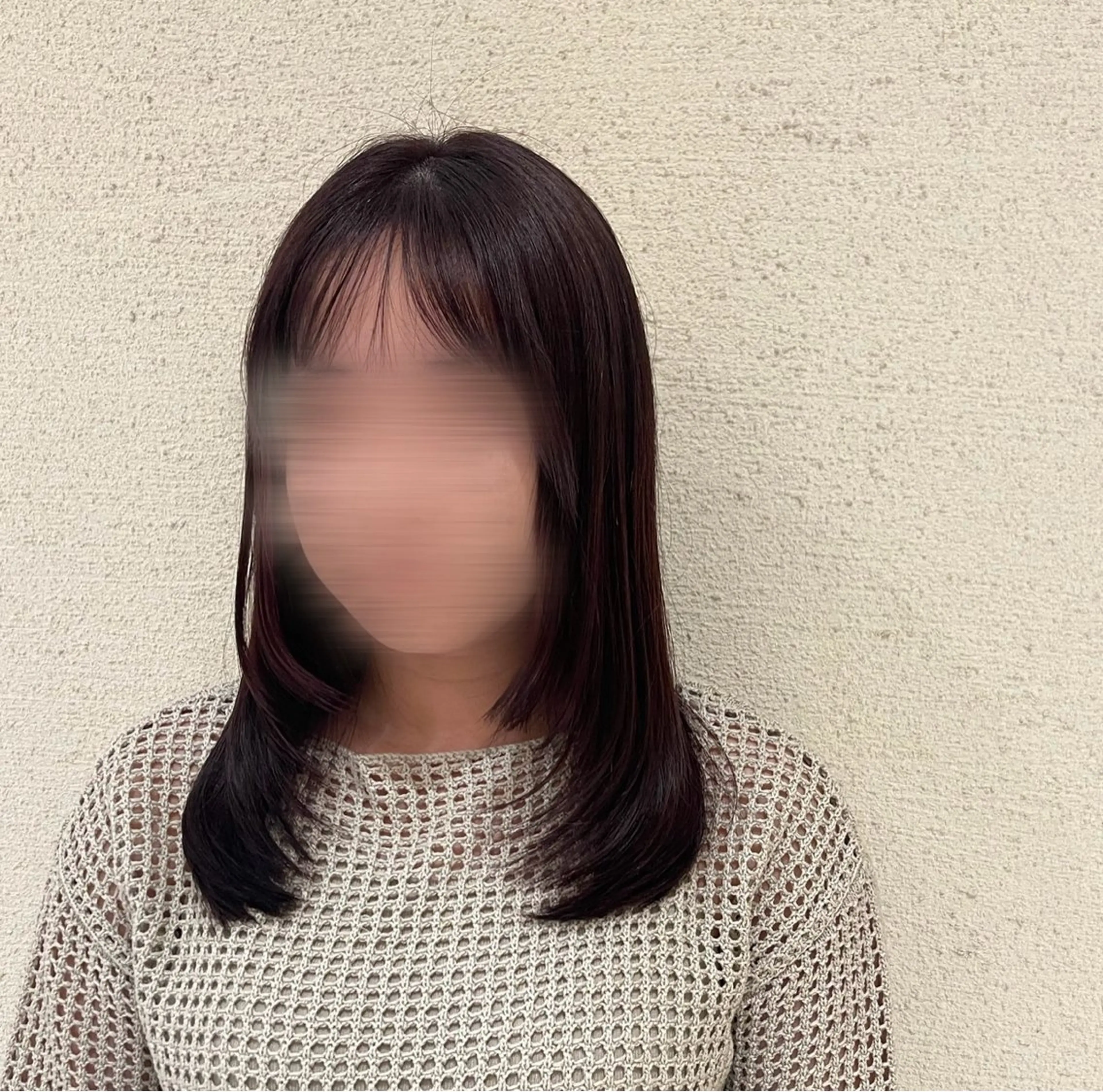 ミディアム カラー カット 前田 彩良のヘアスタイル