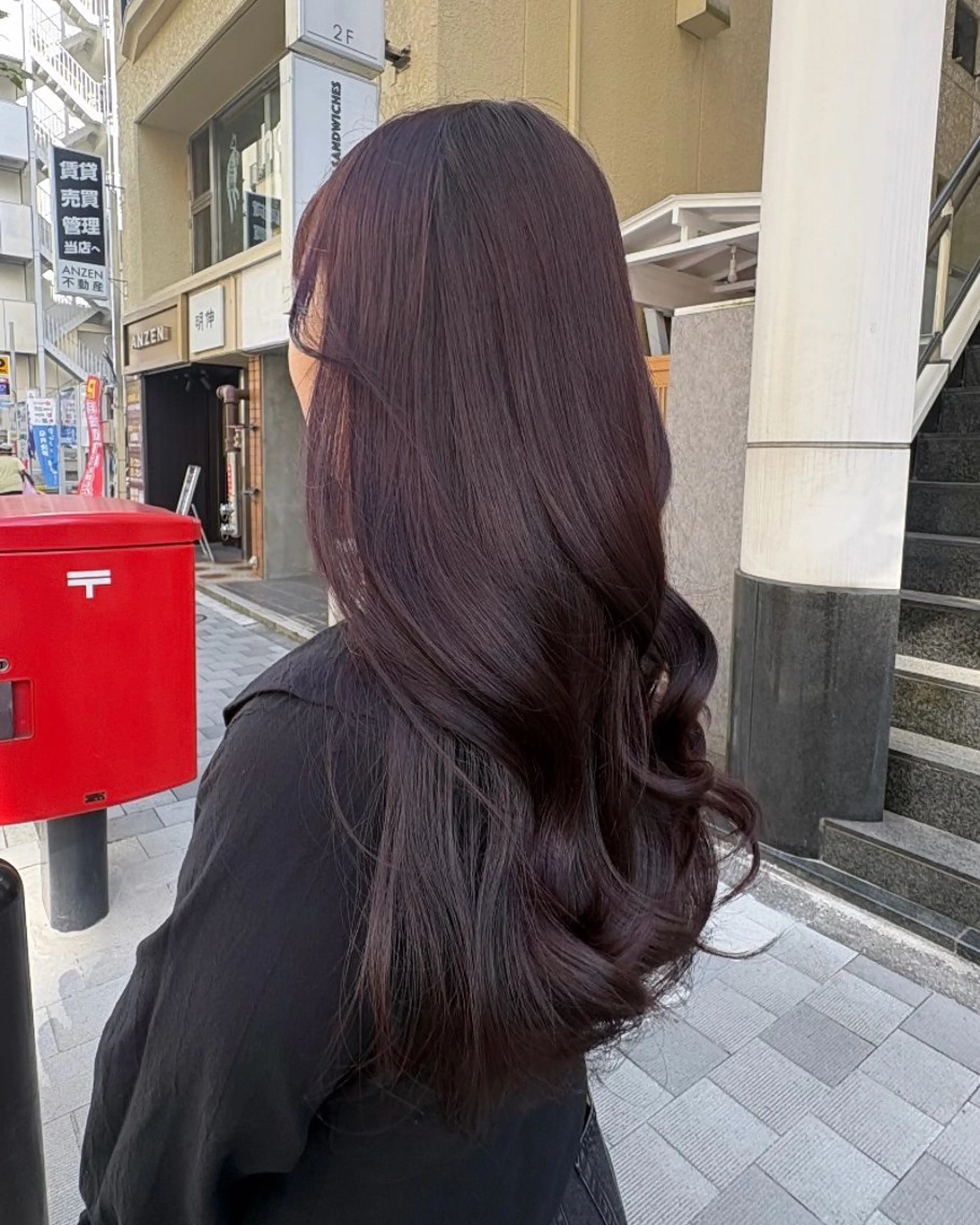 ロング カラー mai @ma_____iiのヘアスタイル