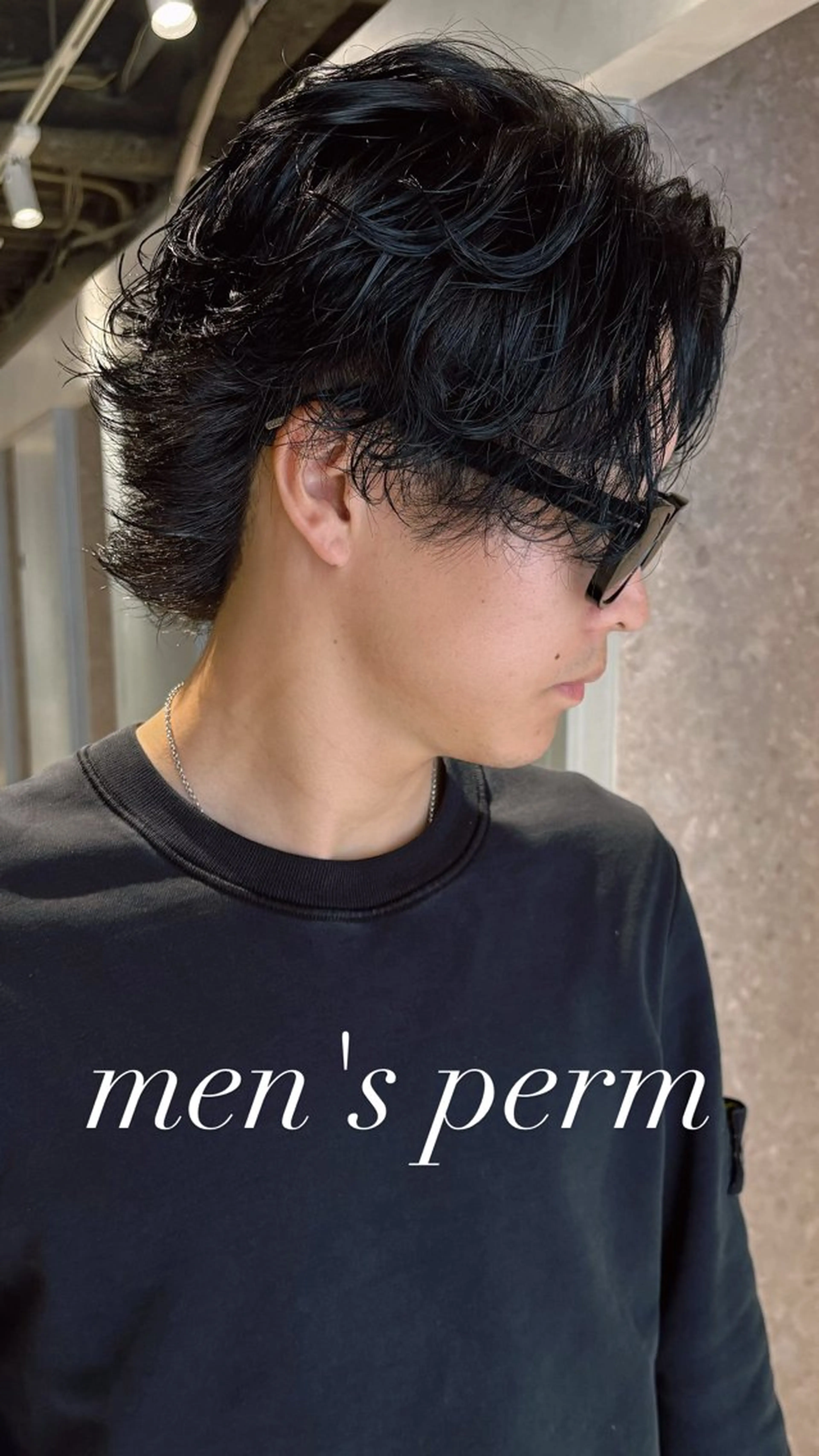 パーマ メンズ カット パーマ トリートメント salowin kagoshima所属・芝田 怜也のヘアスタイル