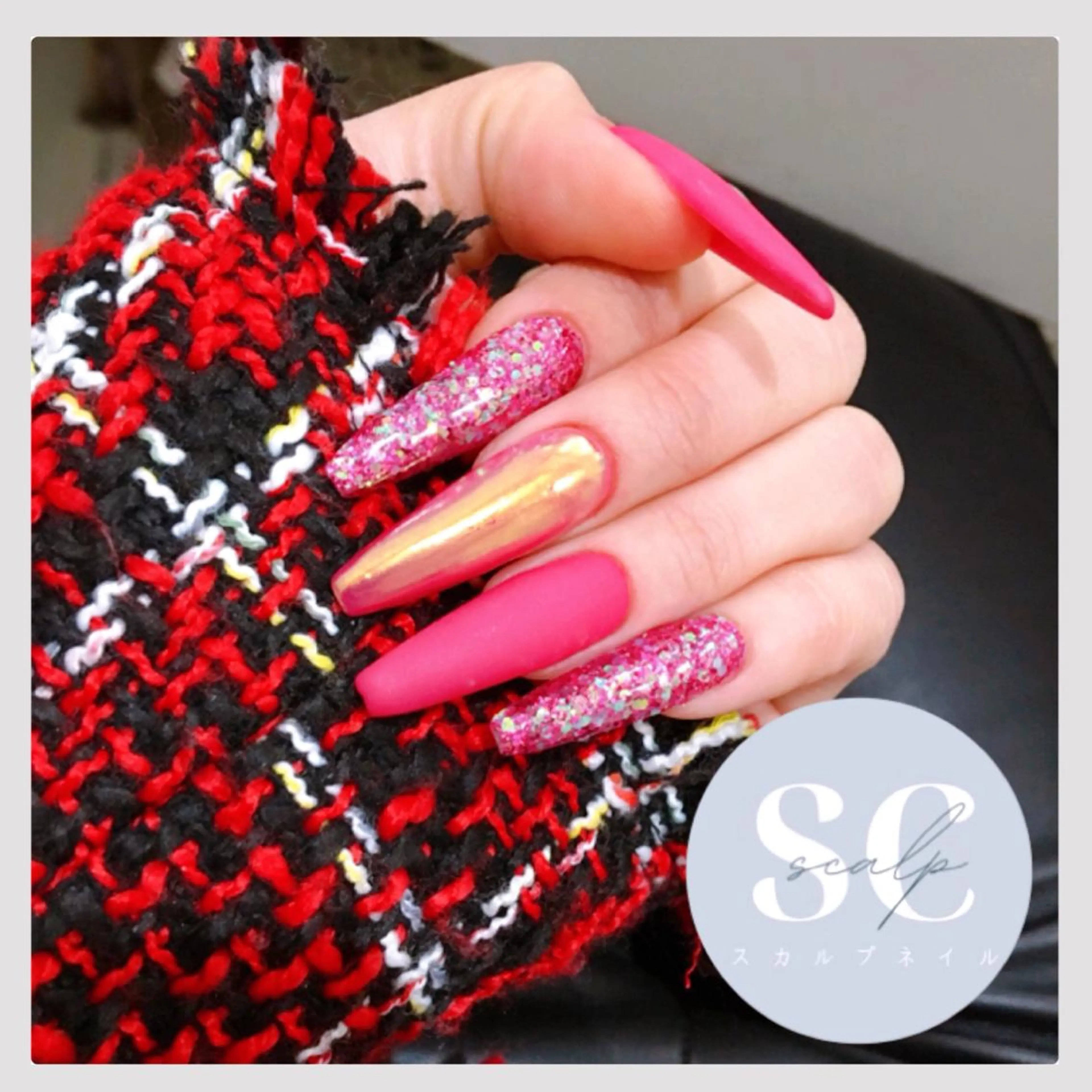 【11時​〜​20時終了】(オフなし)スカルプワンカラー💅🏽🩷の写真