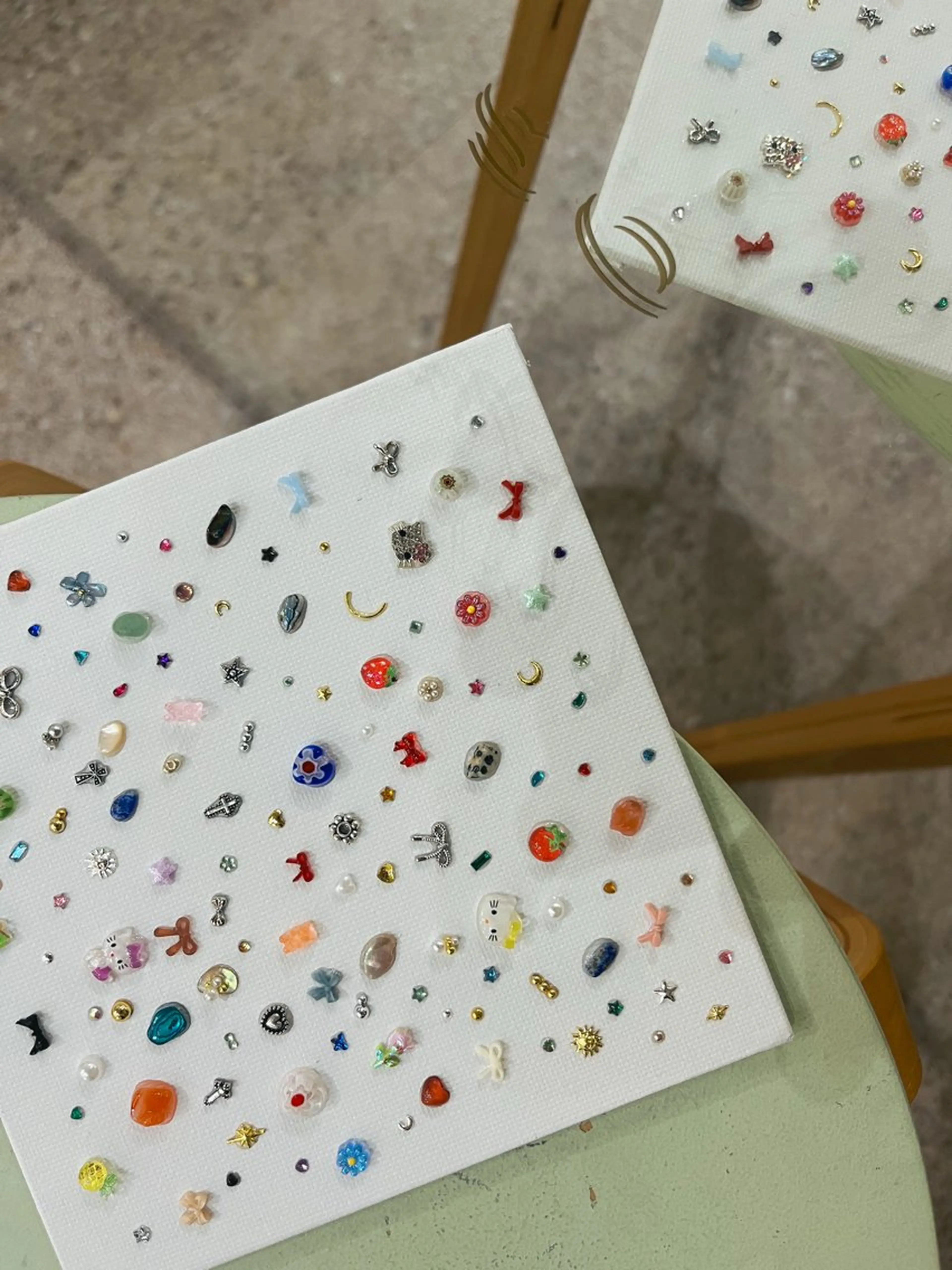 耳ツボjewelry💎　両耳10parts (追加parts可能) マッサージ込➕セラムラッシュリフトの写真