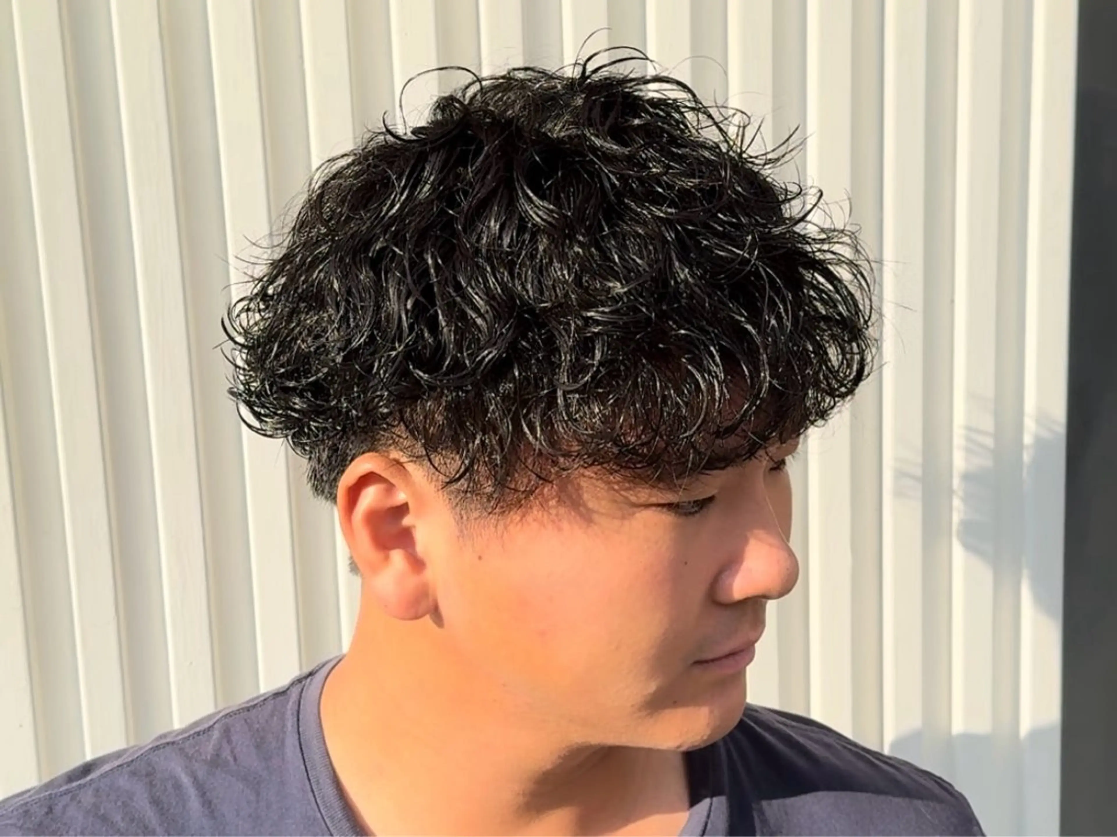 パーマ メンズ カット パーマ パーマ／京都駅 ／メンズ/藤井　翔のヘアスタイル