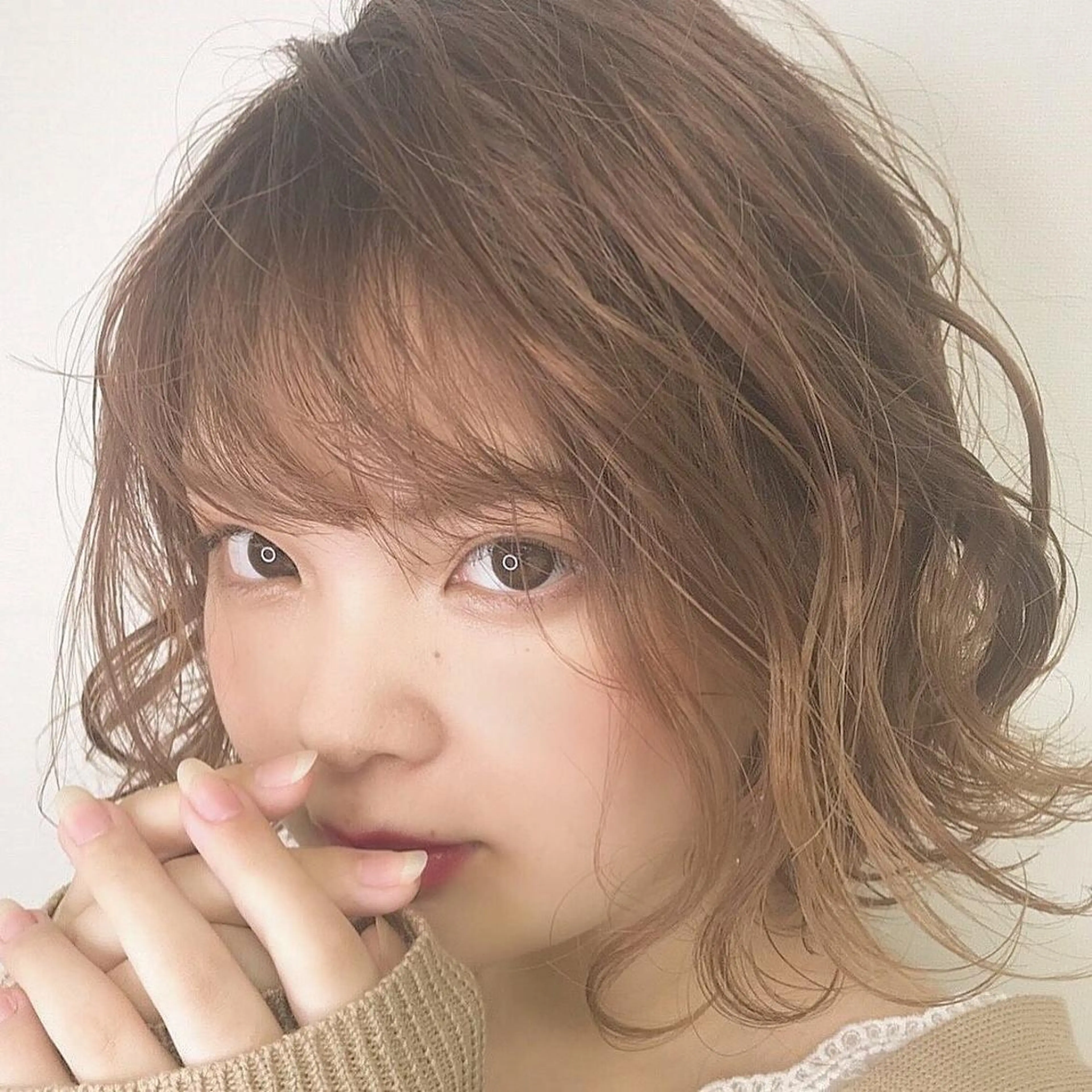 ミディアム カラー パーマ ヘアアレンジ アクアカラー ベージュカラー ハイライトカラー イルミナカラー オーガニックカラー カット ヘアカラー sano sayakaのヘアスタイル