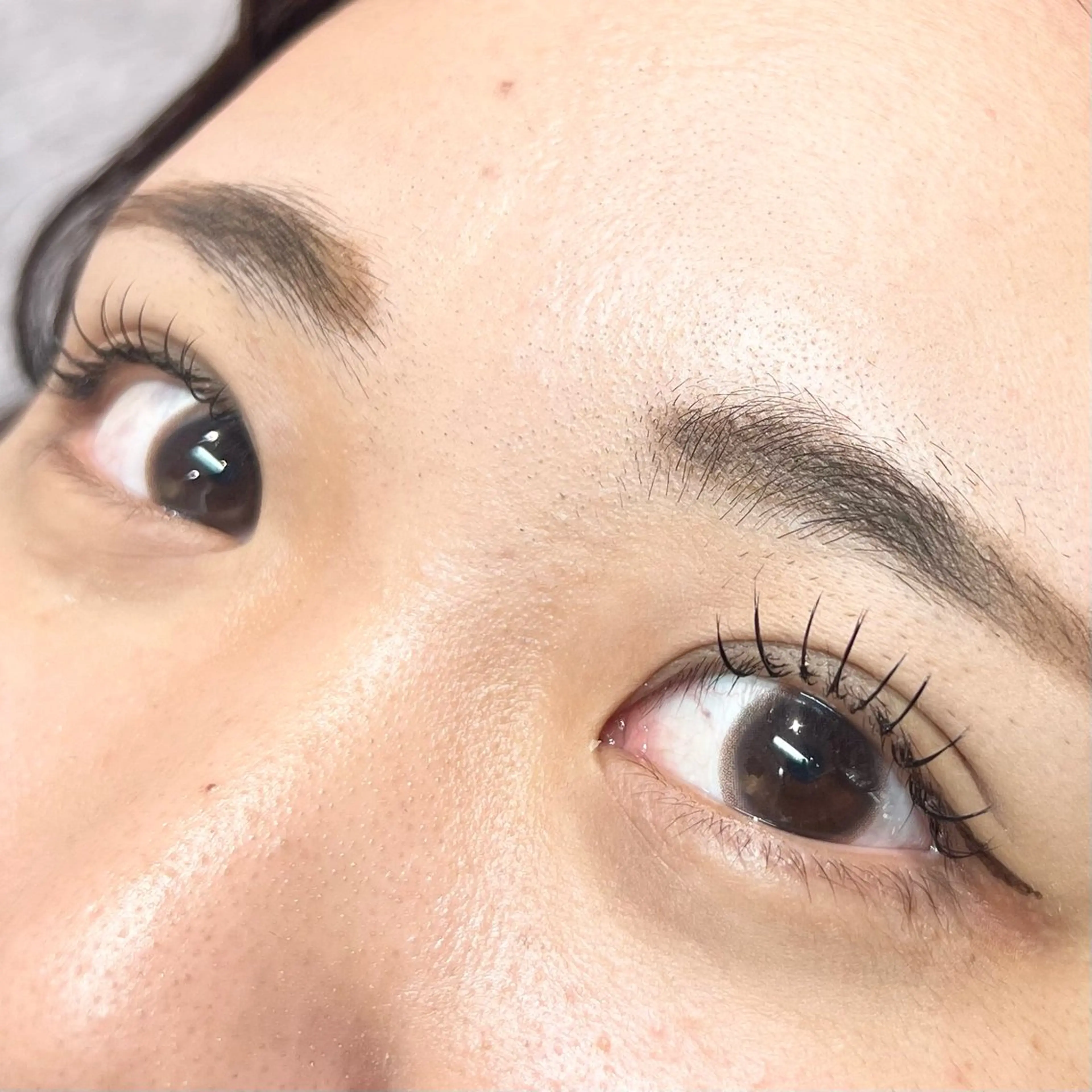 マツエク・マツパ 束感まつ毛 フラットラッシュ ナチュラル parfait Kikuchiのマツエク・マツパデザイン