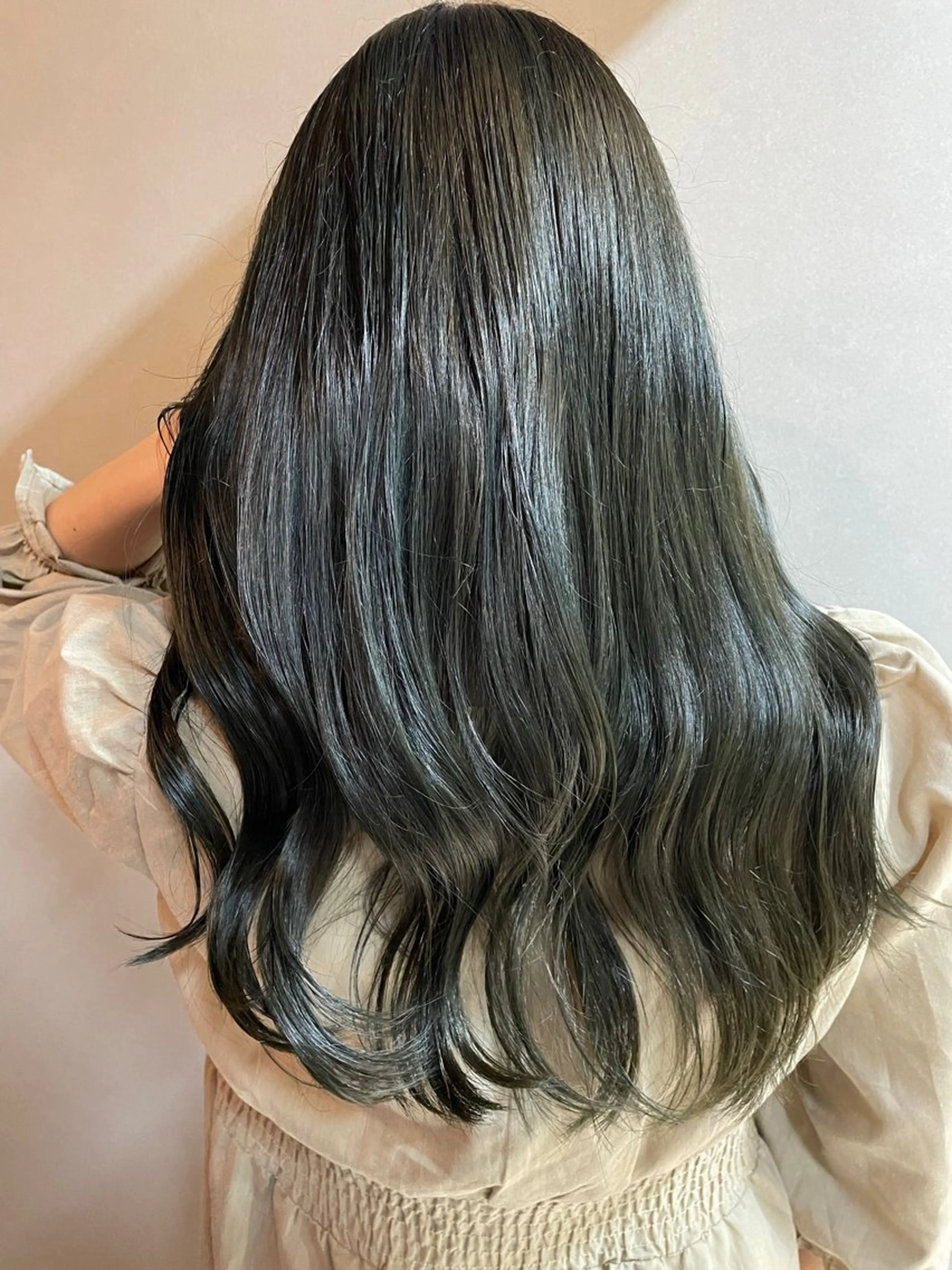 セミロング カラー 向日葵🌻 /レディースカットのヘアスタイル