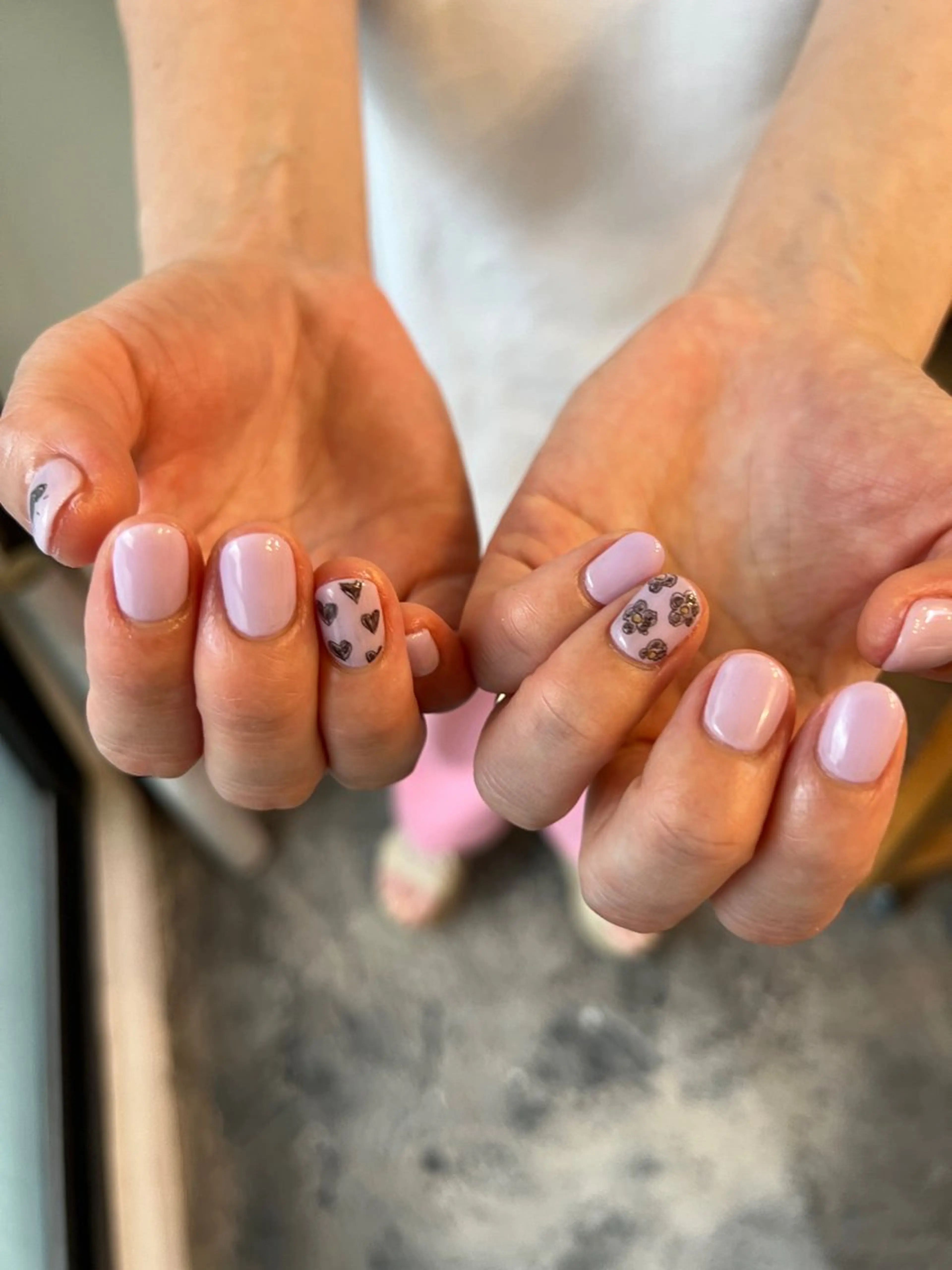 ネイル ハンドネイル ハンドケア Ri.nail オクマトモカのネイルデザイン