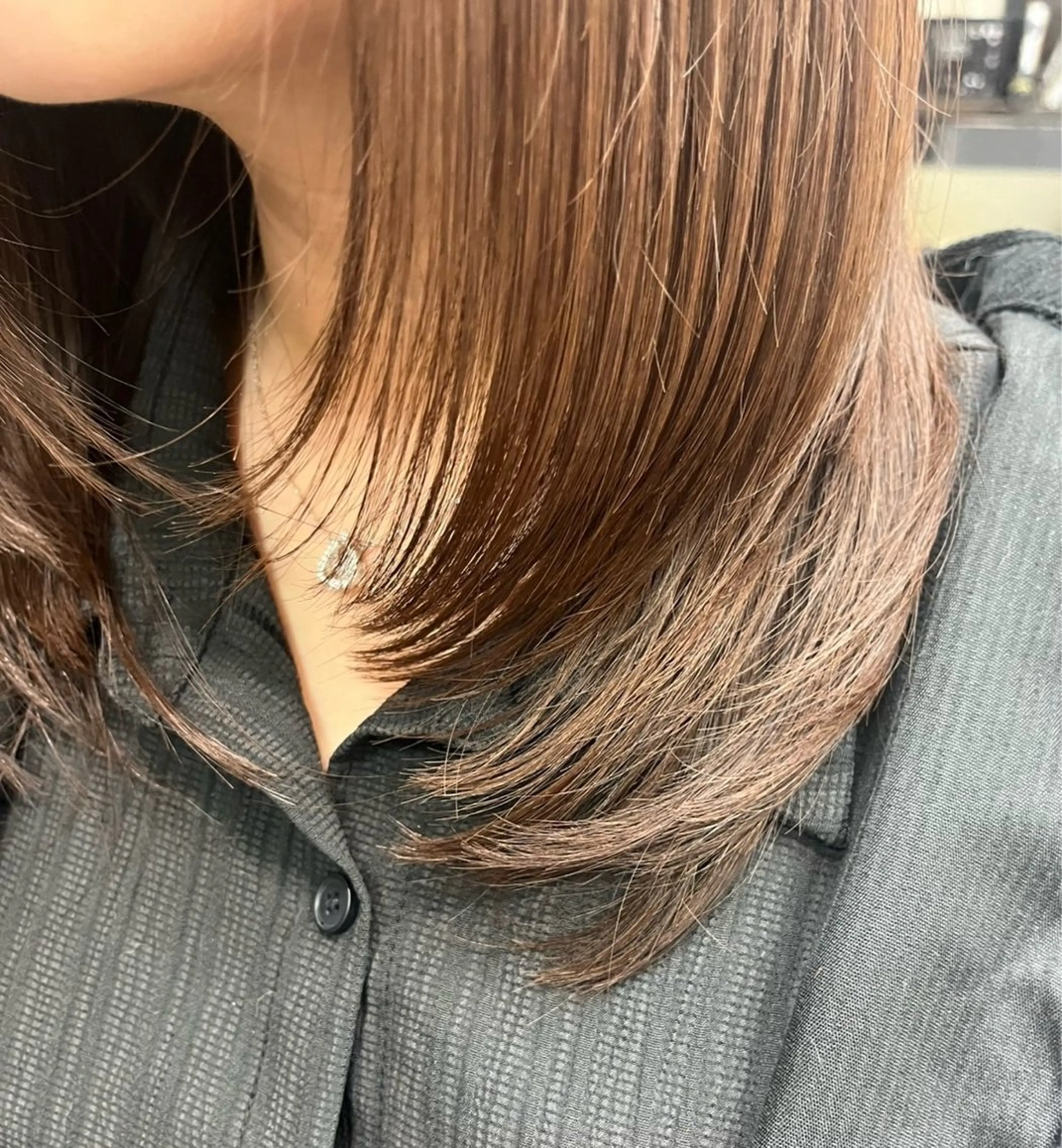 ミディアム 🍊小川実里🍊 /カラーレイヤーのヘアスタイル