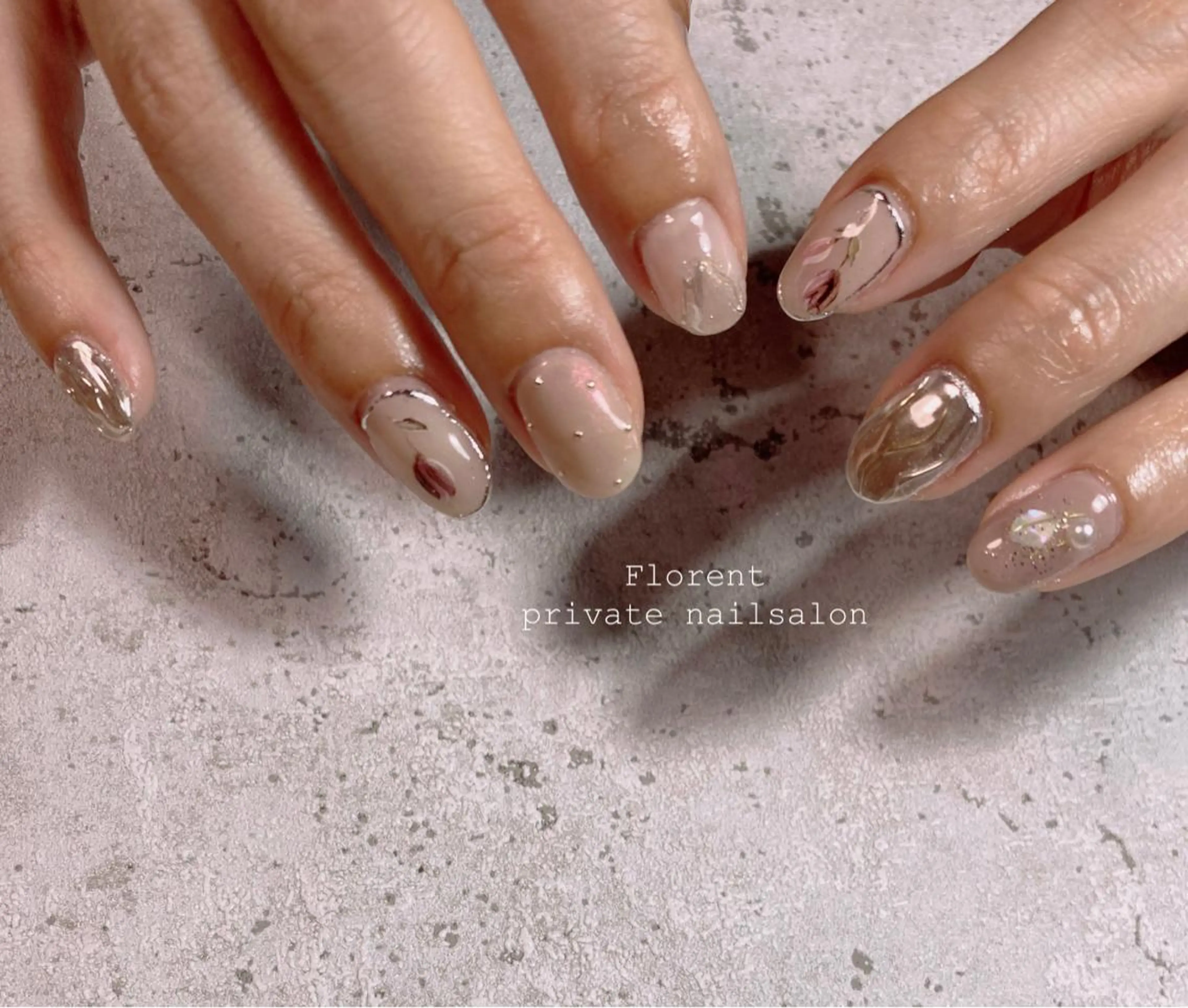 ネイル ハンドネイル florent nailのネイルデザイン