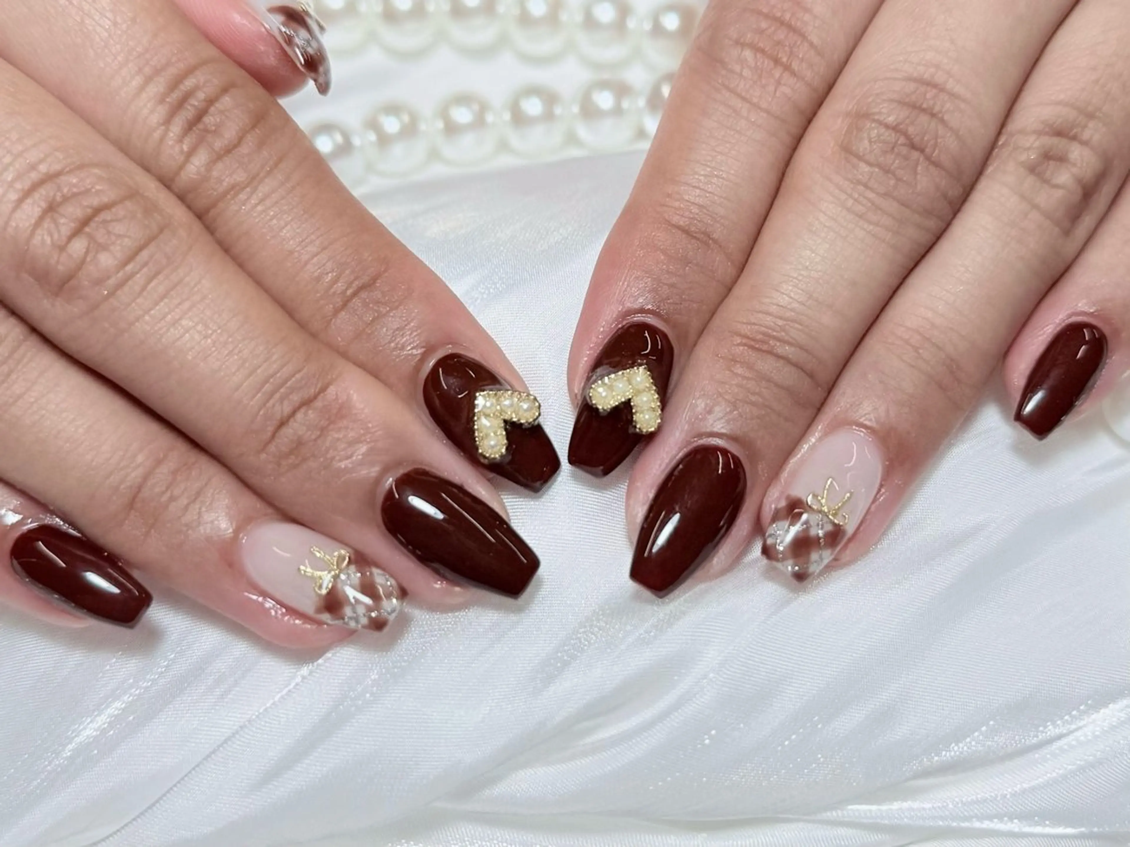 ネイル チークネイル フットネイル フレンチネイル ジェルネイル ガーリー ハンドネイル Liora nail スカルプ専門店のネイルデザイン