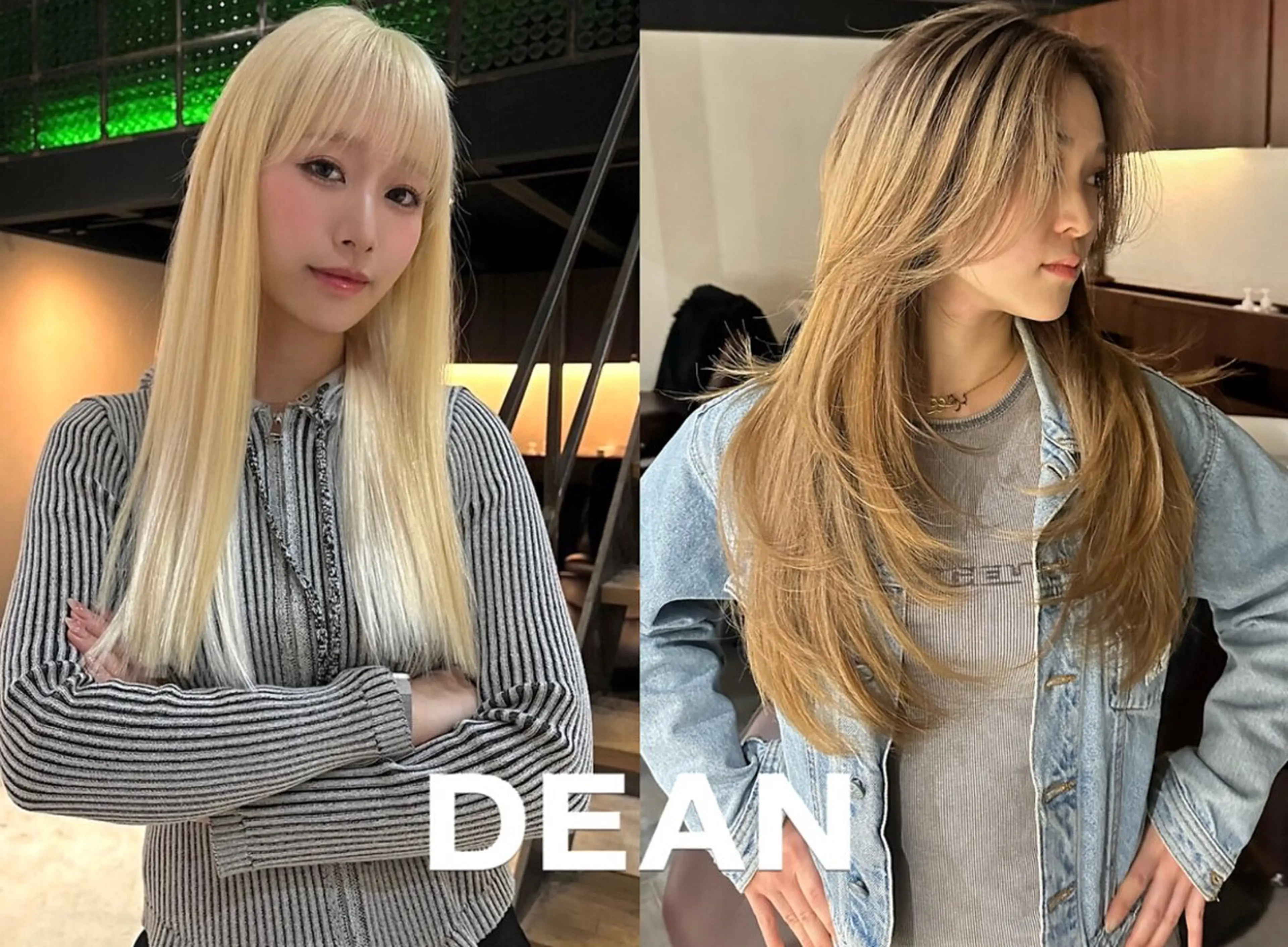 ロング DEAN 名駅店 大人レイヤーカットのヘアスタイル