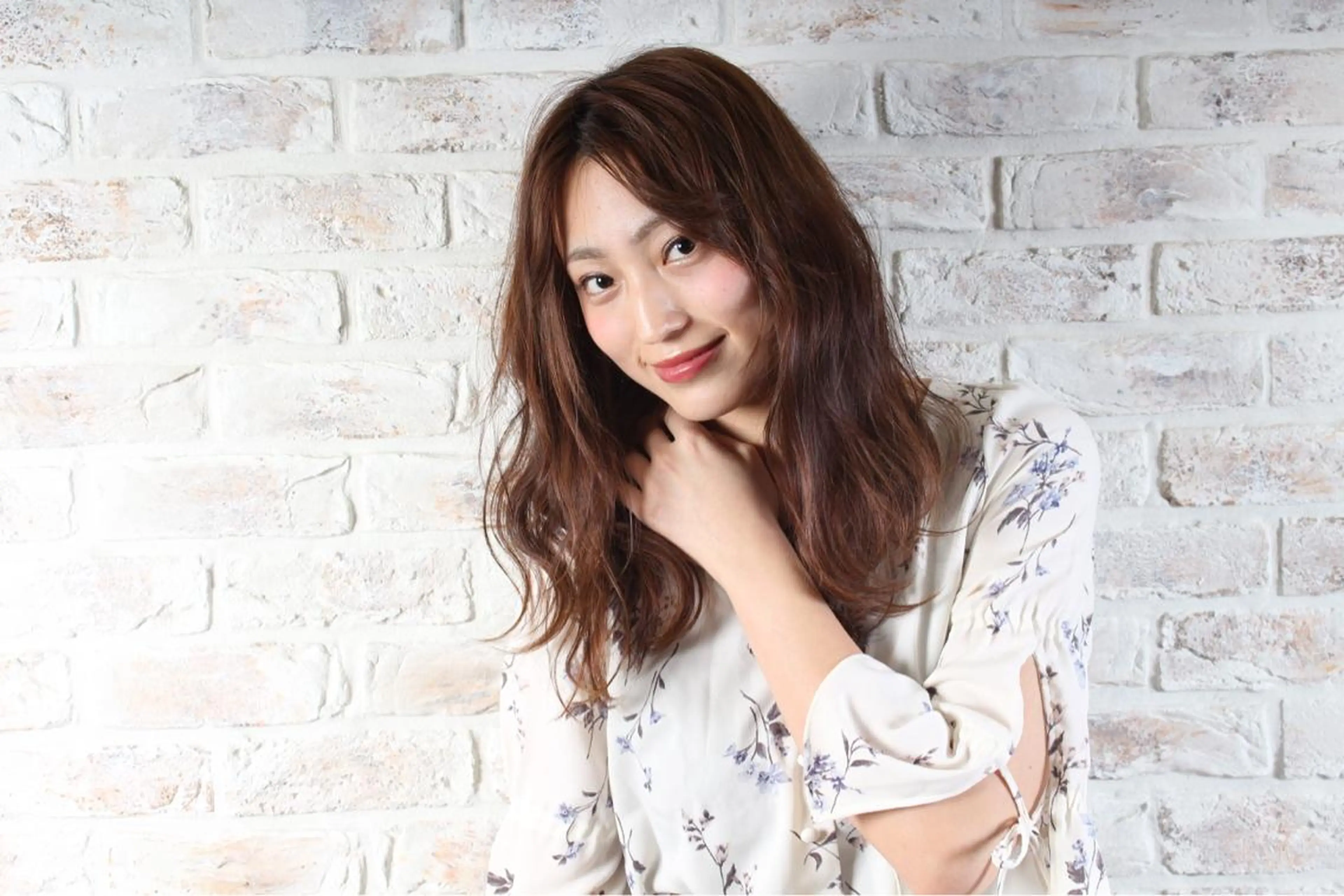 ミディアム カラー モテ髪🎀aoi/ ヘアメ/カラー/池袋のヘアスタイル