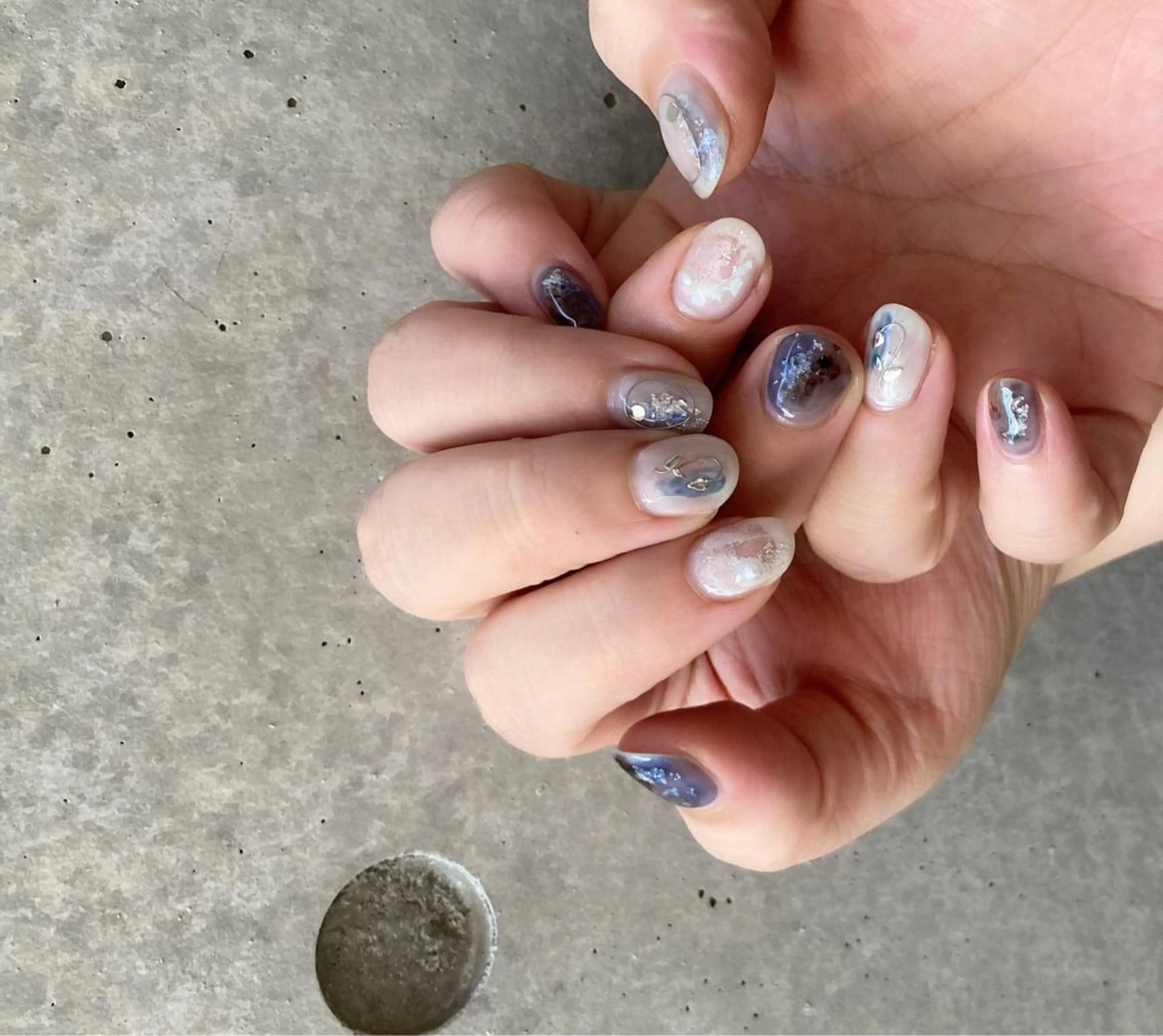 ネイル アートネイル 長さ出し ジェルネイル 氷ネイル・うるうるネイル マットネイル ハンドネイル nail salon Soeurのネイルデザイン