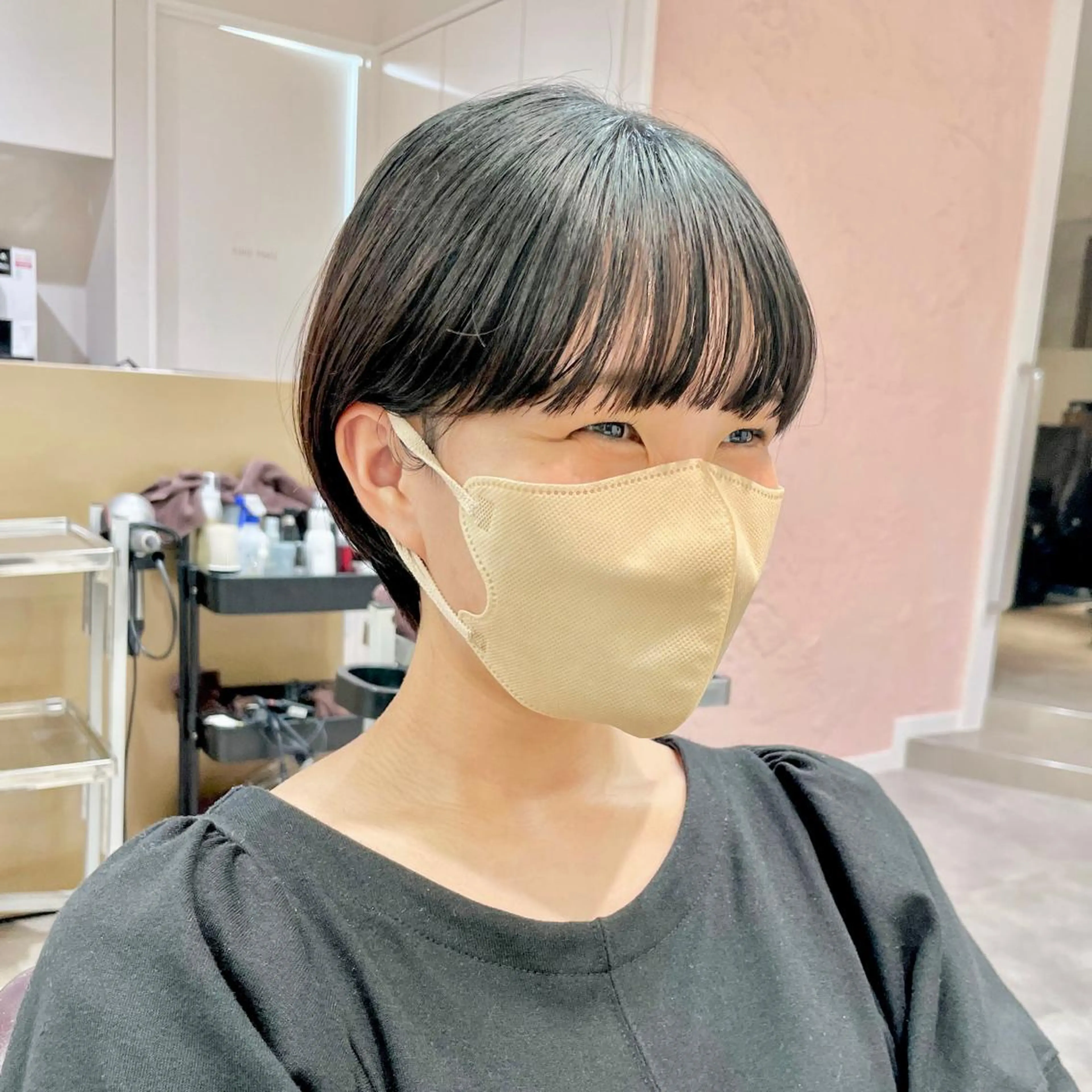 ショート カラー カット ヘアカラー トリートメント ショート/ボブ/ 透明感カラー/ほのかのヘアスタイル