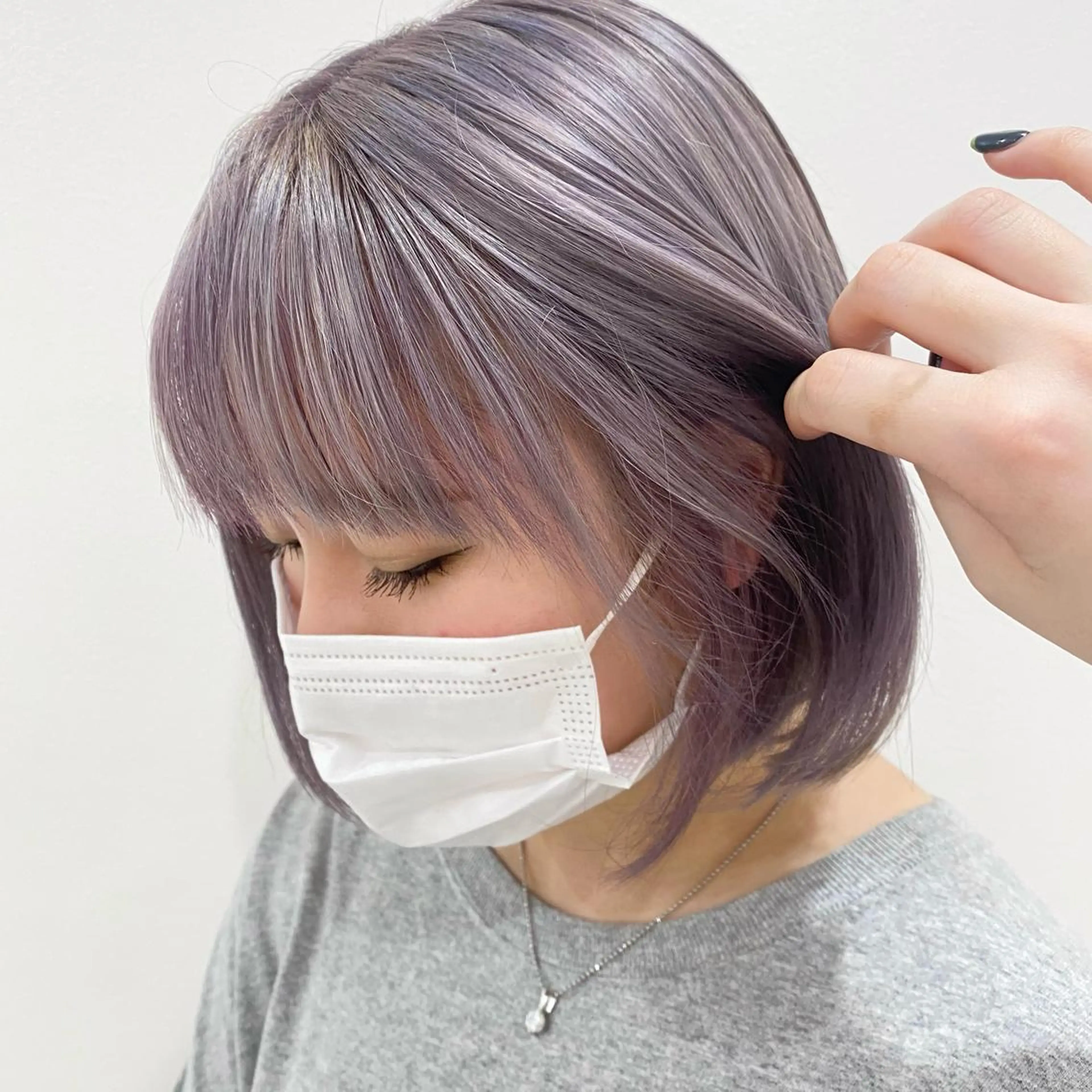 ショート カラー マンツーマン女性 美容師 奏のヘアスタイル