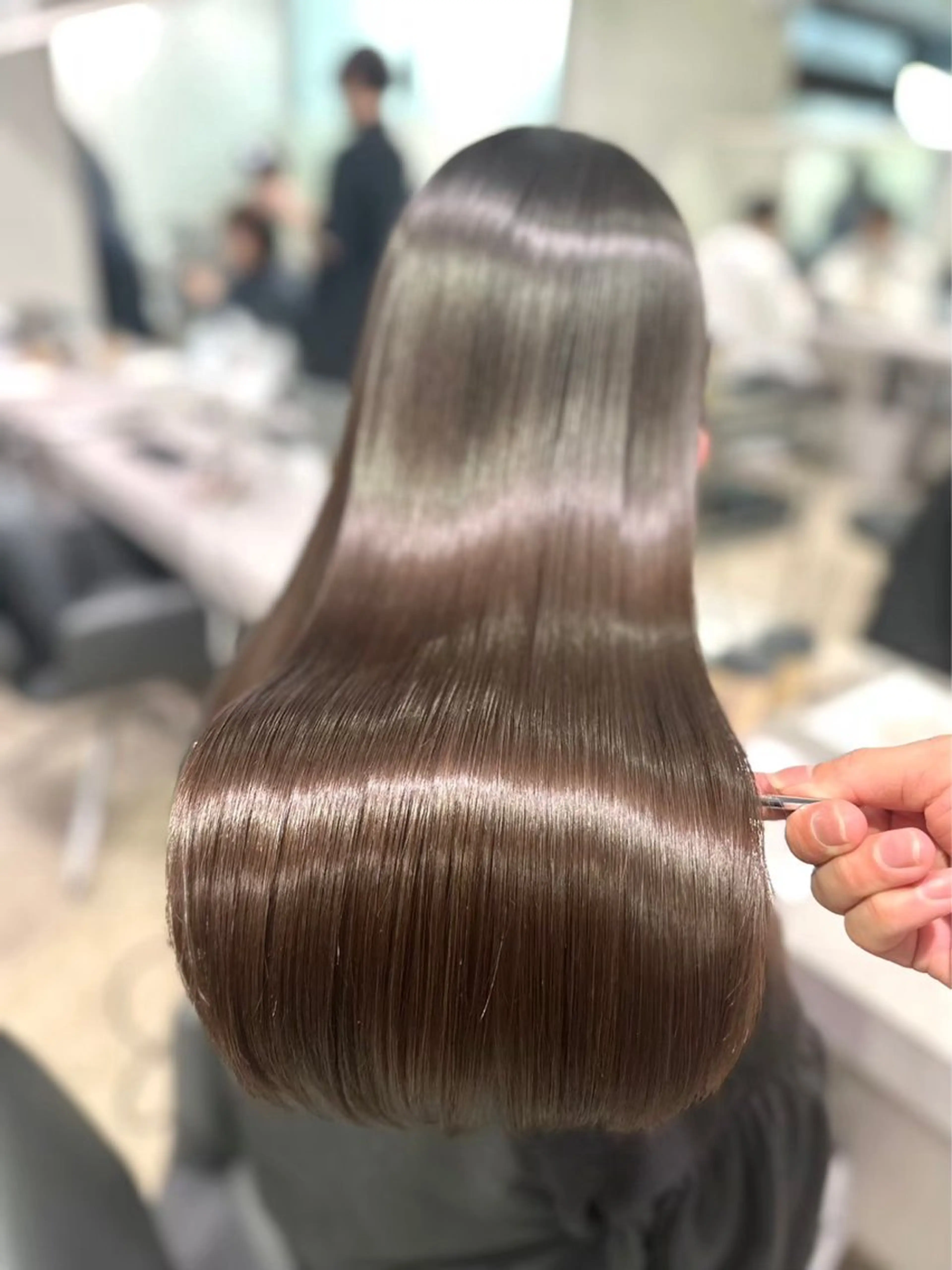 ロング 【ヤバ髪から美髪へ】 縮毛矯正特化アチワのヘアスタイル